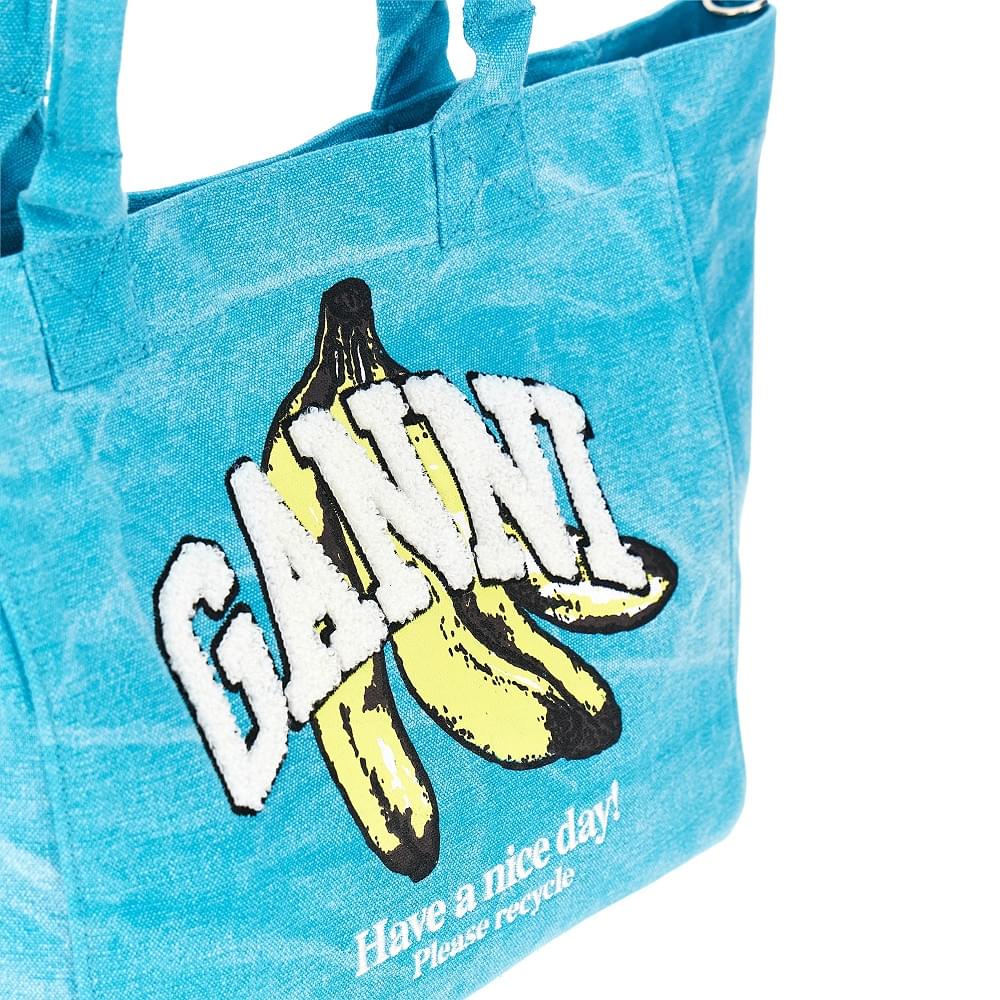 Ganni Women Shopping Bag With Banana Print GANNI