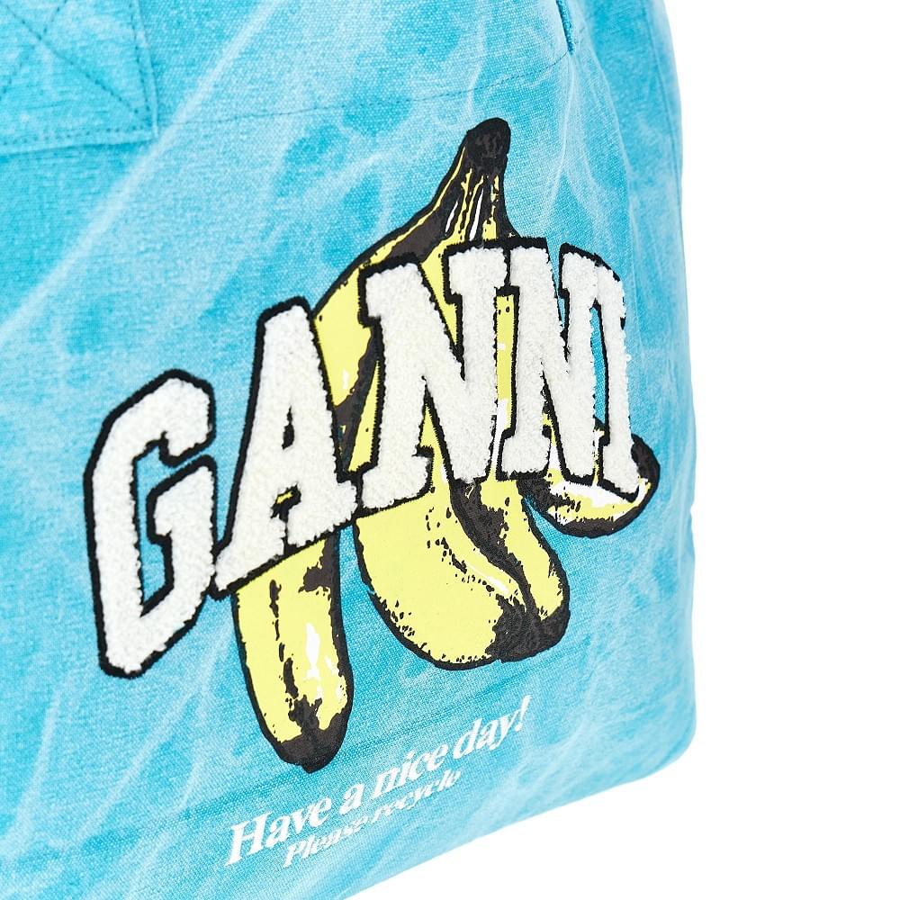 Ganni Women Shopping Bag With Banana Print GANNI
