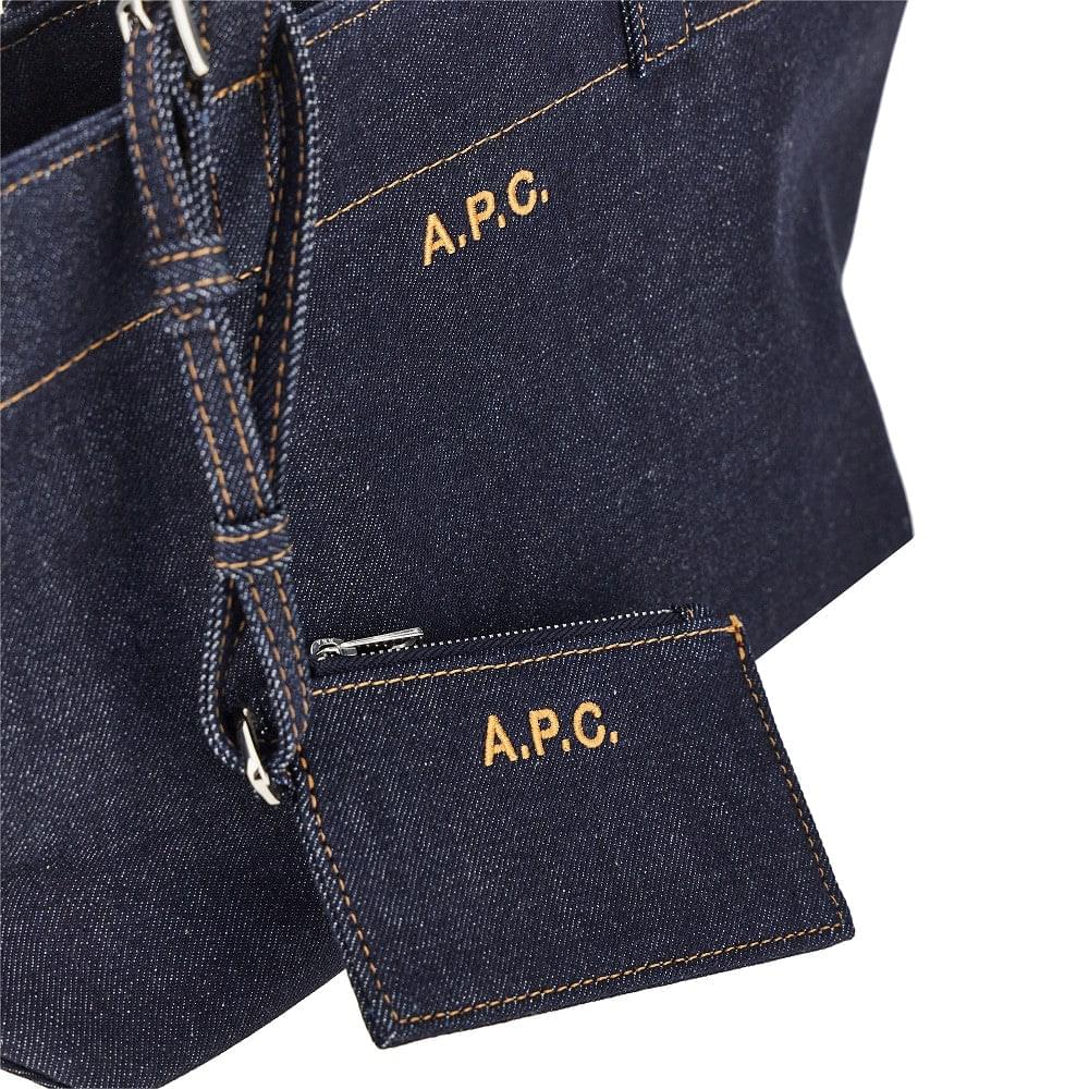 A.P.C. Women Denim Small 'Le Drummer Toile' Bag A.P.C.