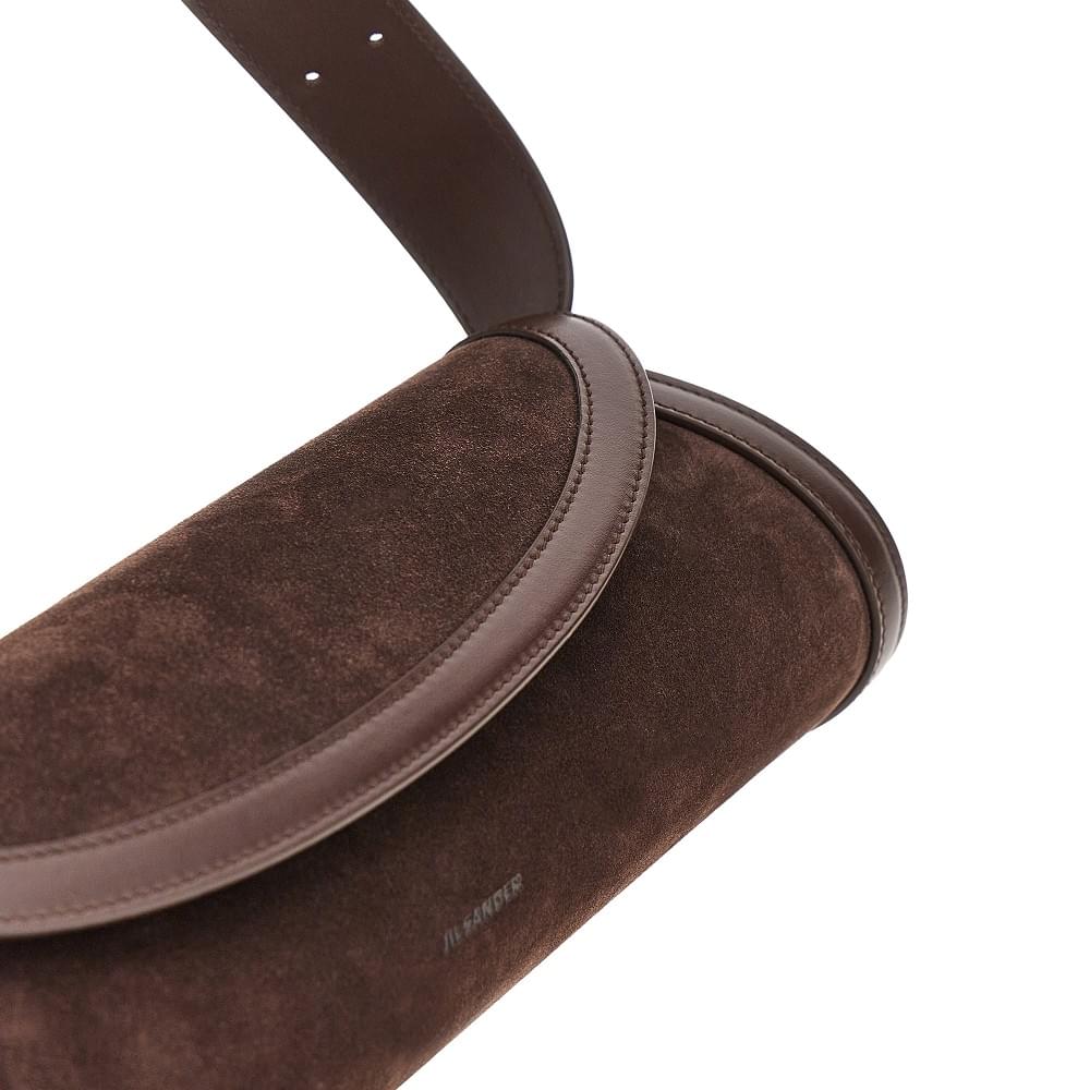 Jil Sander Women Suede Leather Small 'Cannolo' Bag JIL SANDER