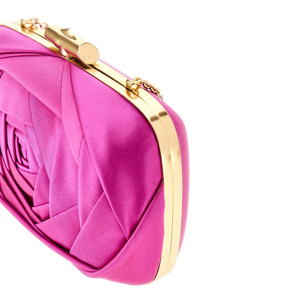 Roger Vivier Women 'Rose Vivier' Satin Clutch ROGER VIVIER