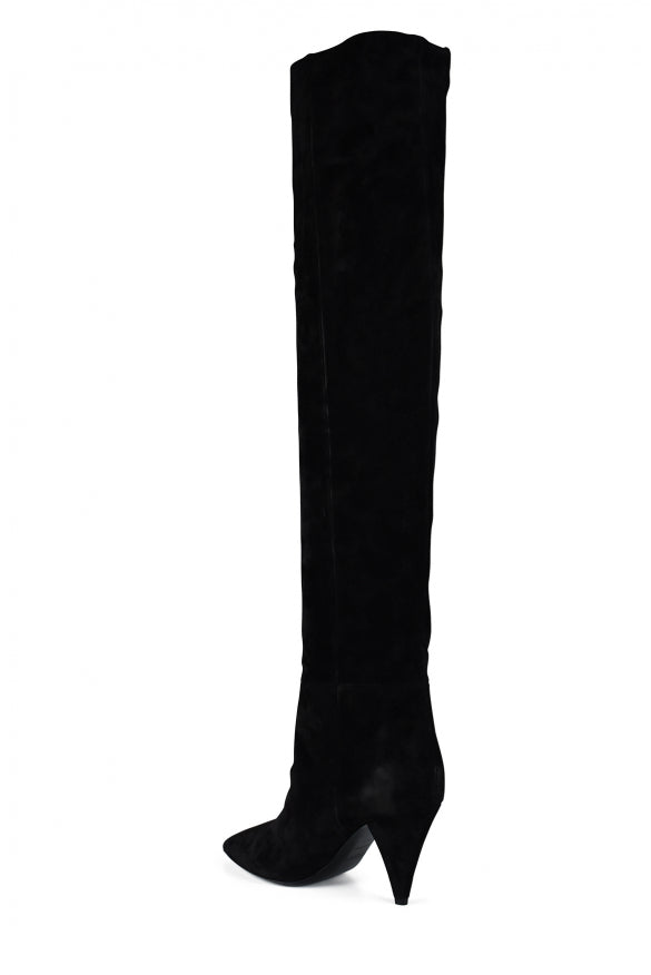 Saint Laurent Women Thigh-High Boots Kiki SAINT LAURENT