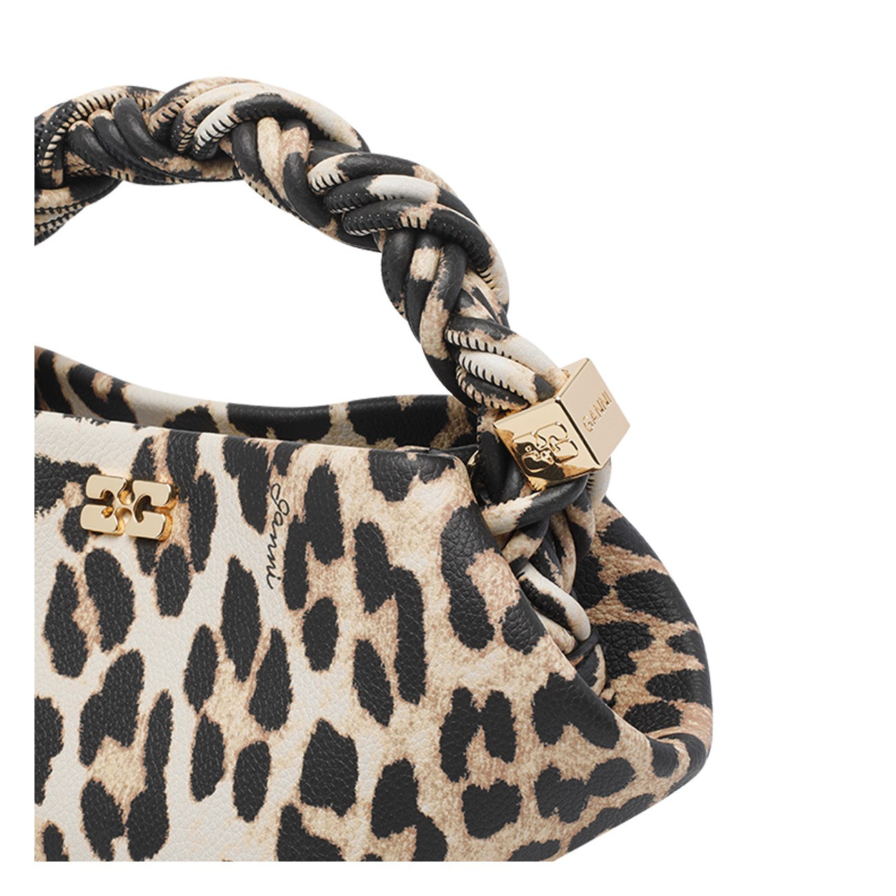 Ganni Women Bou Mini Grained Printed Bag GANNI