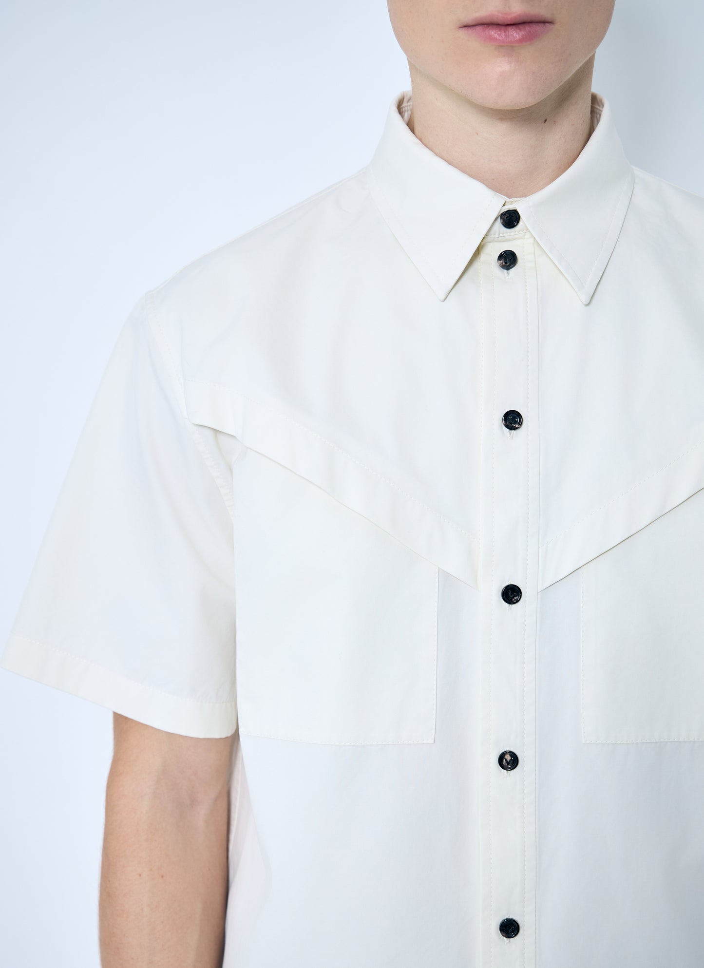 Bottega Veneta Men Light-Cotton Twill Shirt BOTTEGA VENETA