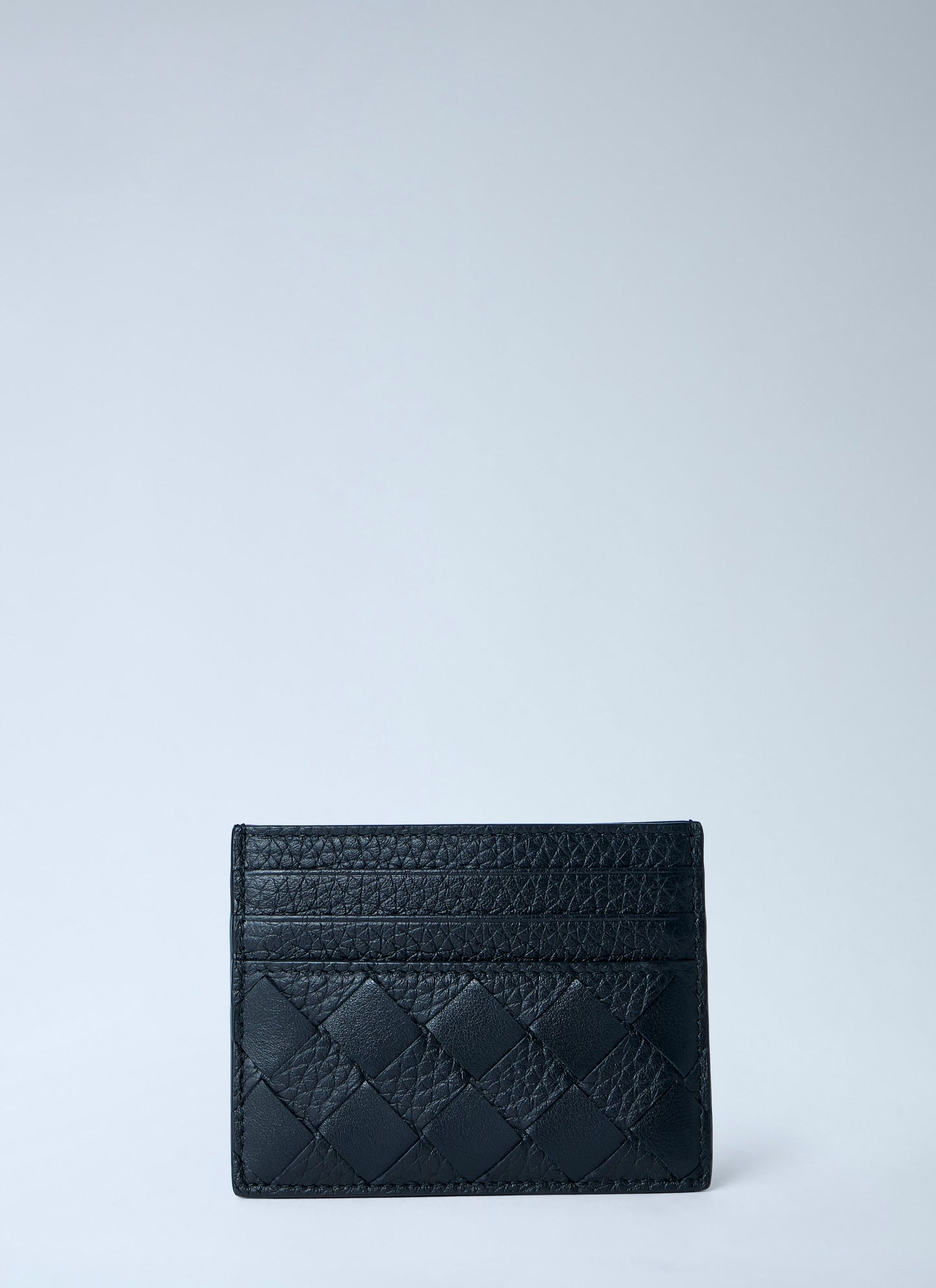 Bottega Veneta Men Intrecciato Leather Card Holder BOTTEGA VENETA