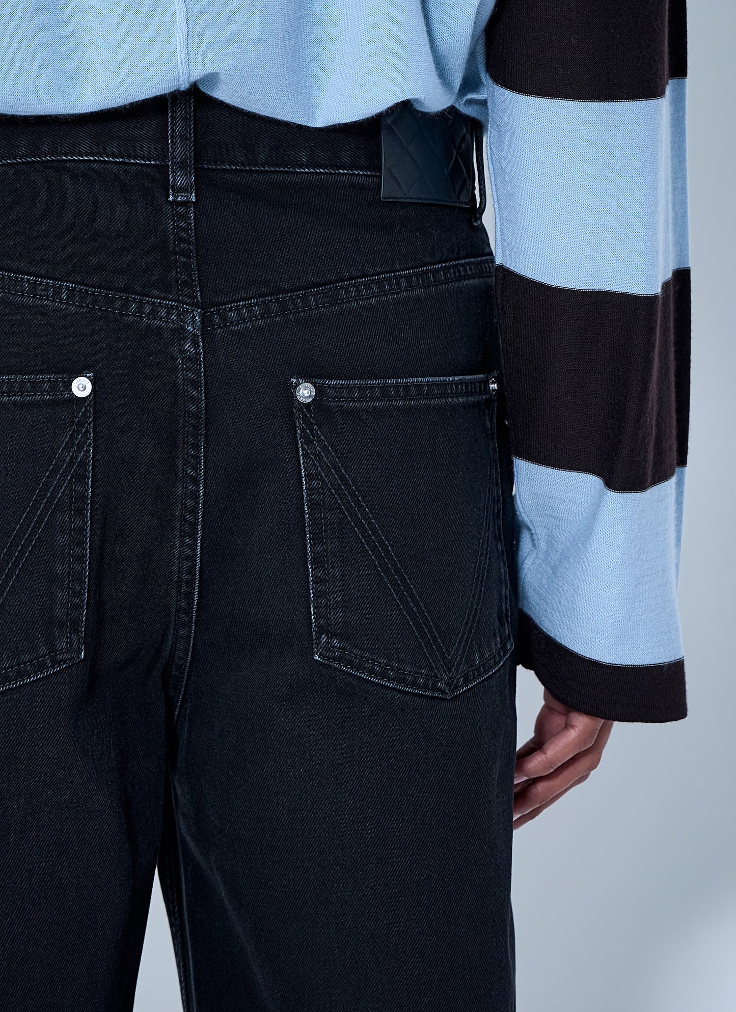 Bottega Veneta Men Wide-Leg Denim Jeans BOTTEGA VENETA