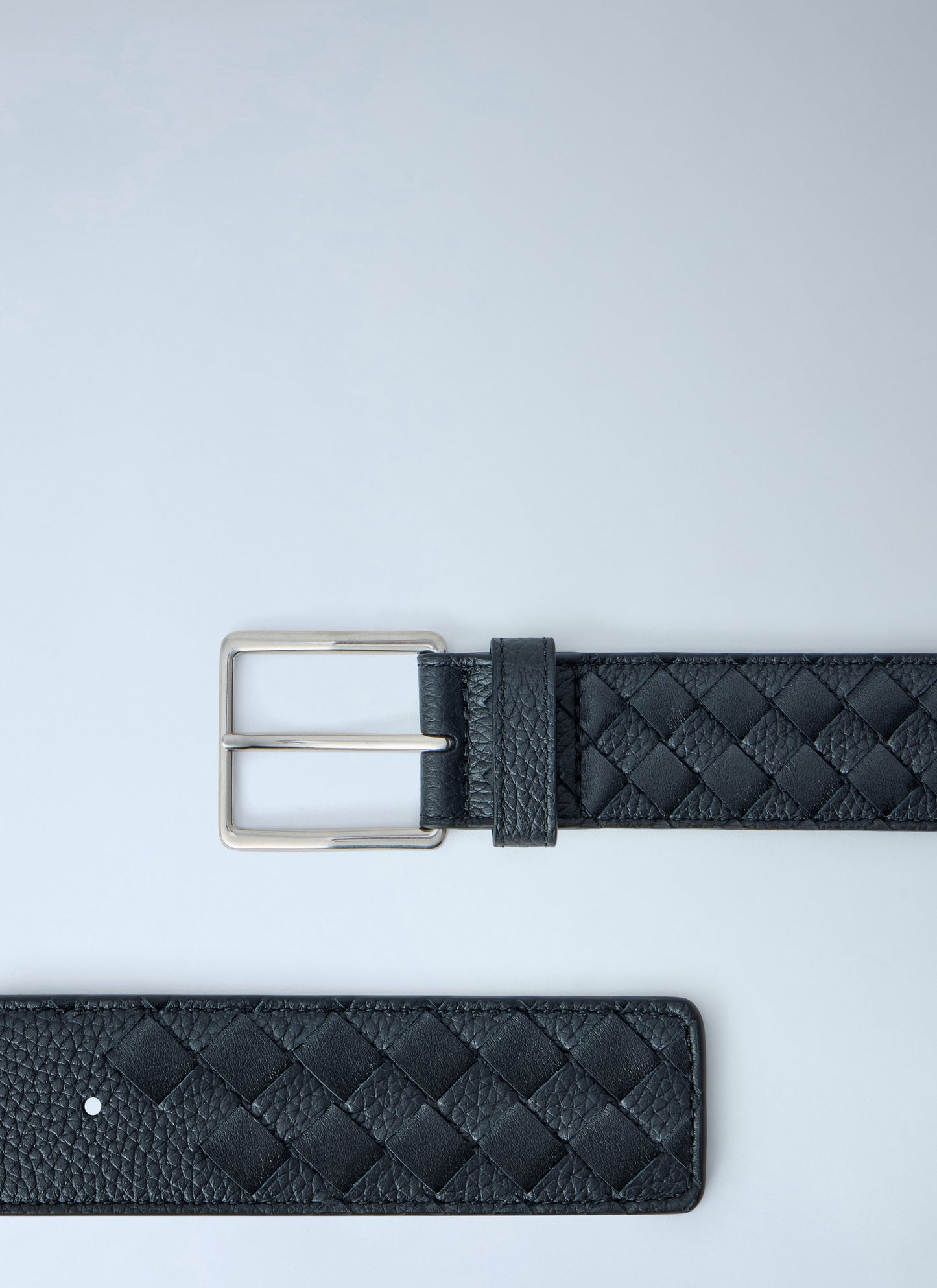 Bottega Veneta Men Woven Taurillon Leather Belt BOTTEGA VENETA