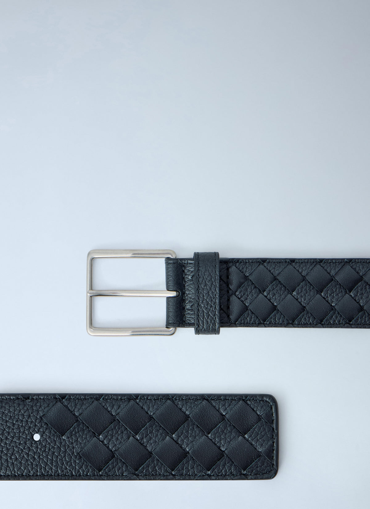 Bottega Veneta Men Woven Taurillon Leather Belt BOTTEGA VENETA