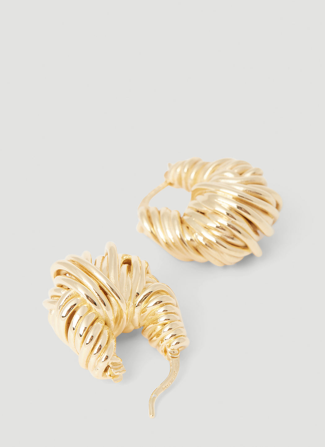Bottega Veneta Women Twisted Hoop Earrings BOTTEGA VENETA