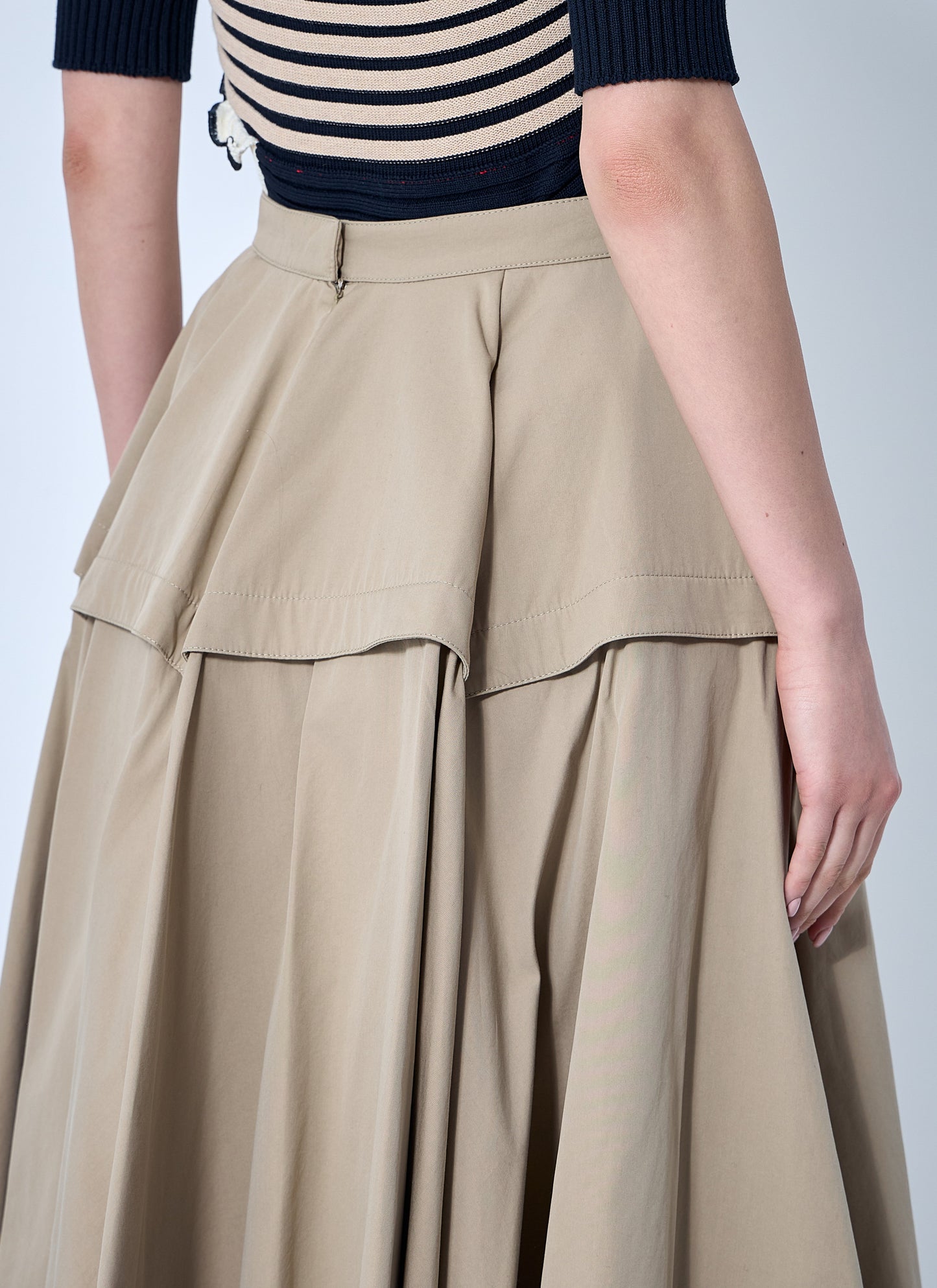 Bottega Veneta Women Gathered Midi Skirt BOTTEGA VENETA