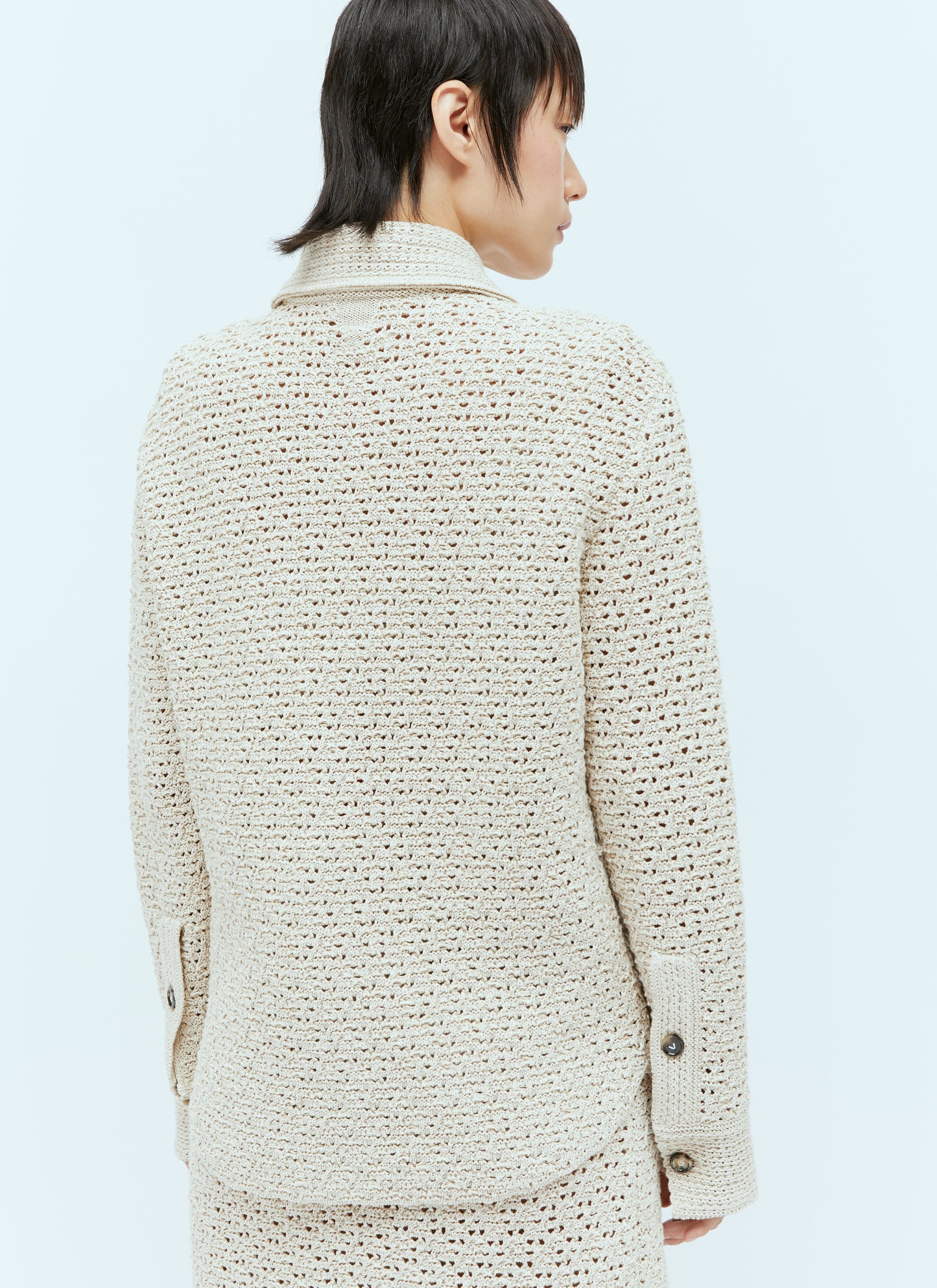 Bottega Veneta Women Textured Knit Shirt BOTTEGA VENETA