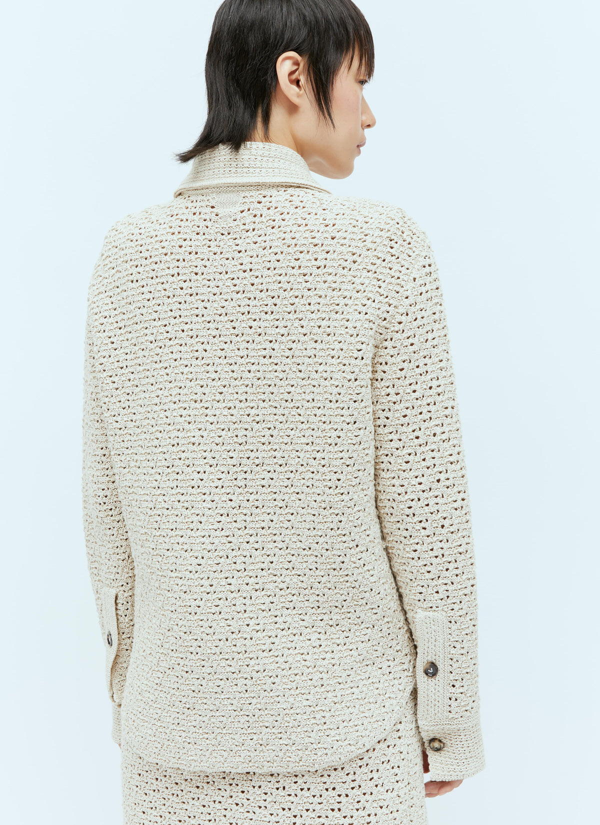 Bottega Veneta Women Textured Knit Shirt BOTTEGA VENETA