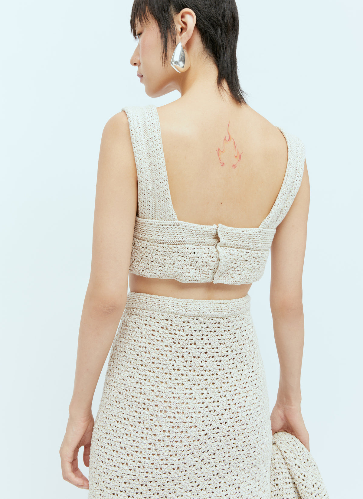 Bottega Veneta Women Textured Knit Crop Top BOTTEGA VENETA