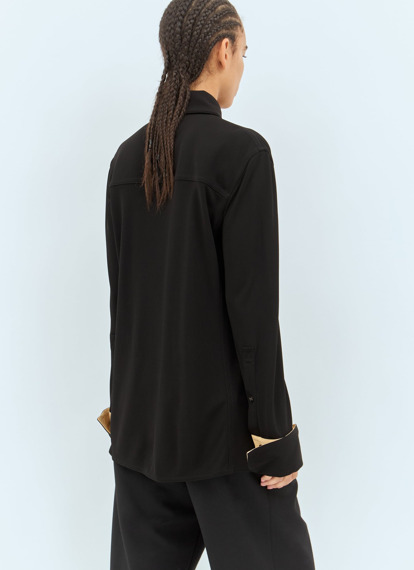 Bottega Veneta Women Fluid Long-Sleeve Shirt BOTTEGA VENETA