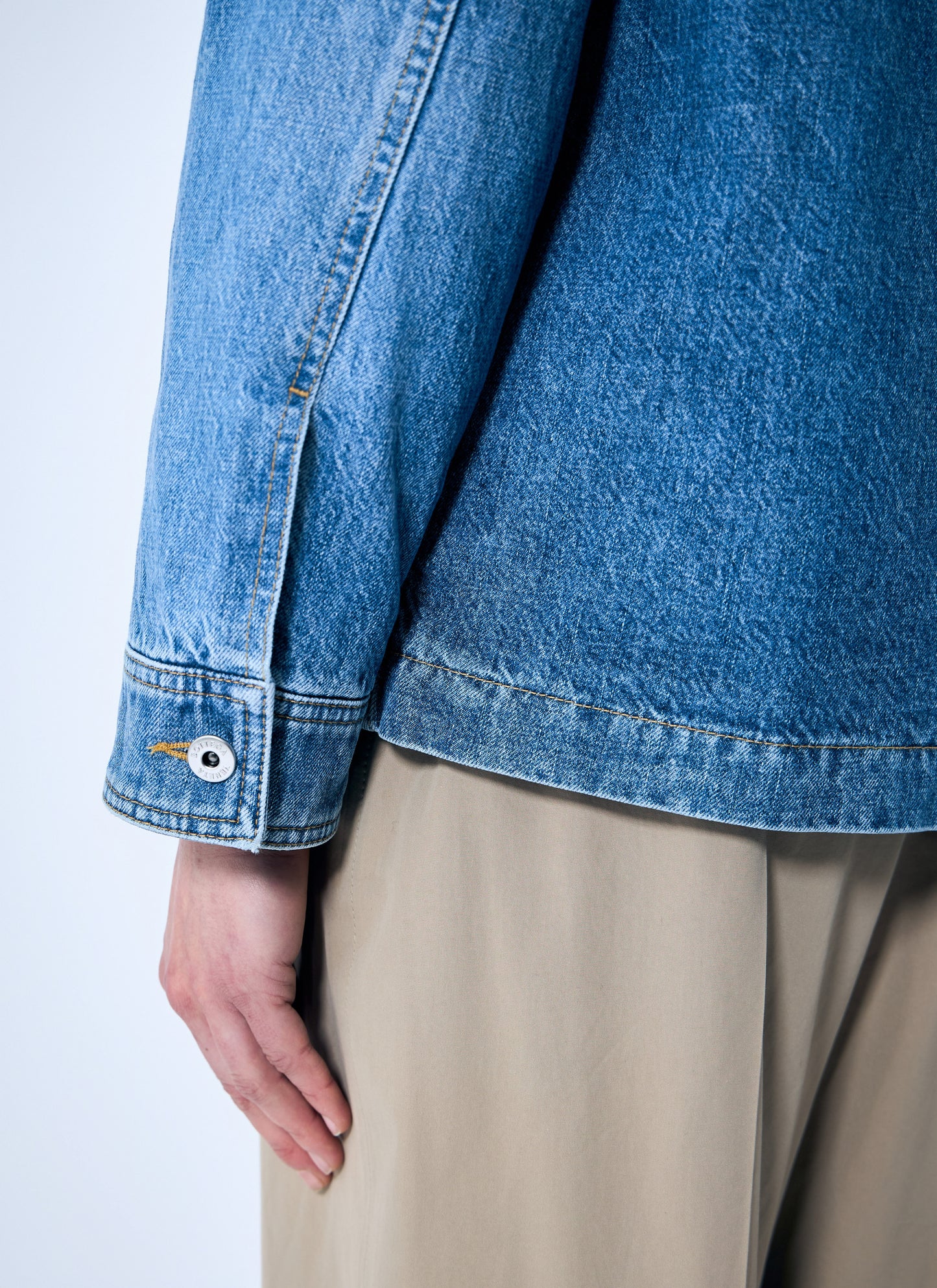 Bottega Veneta Women Vintage Indigo Denim Jacket BOTTEGA VENETA