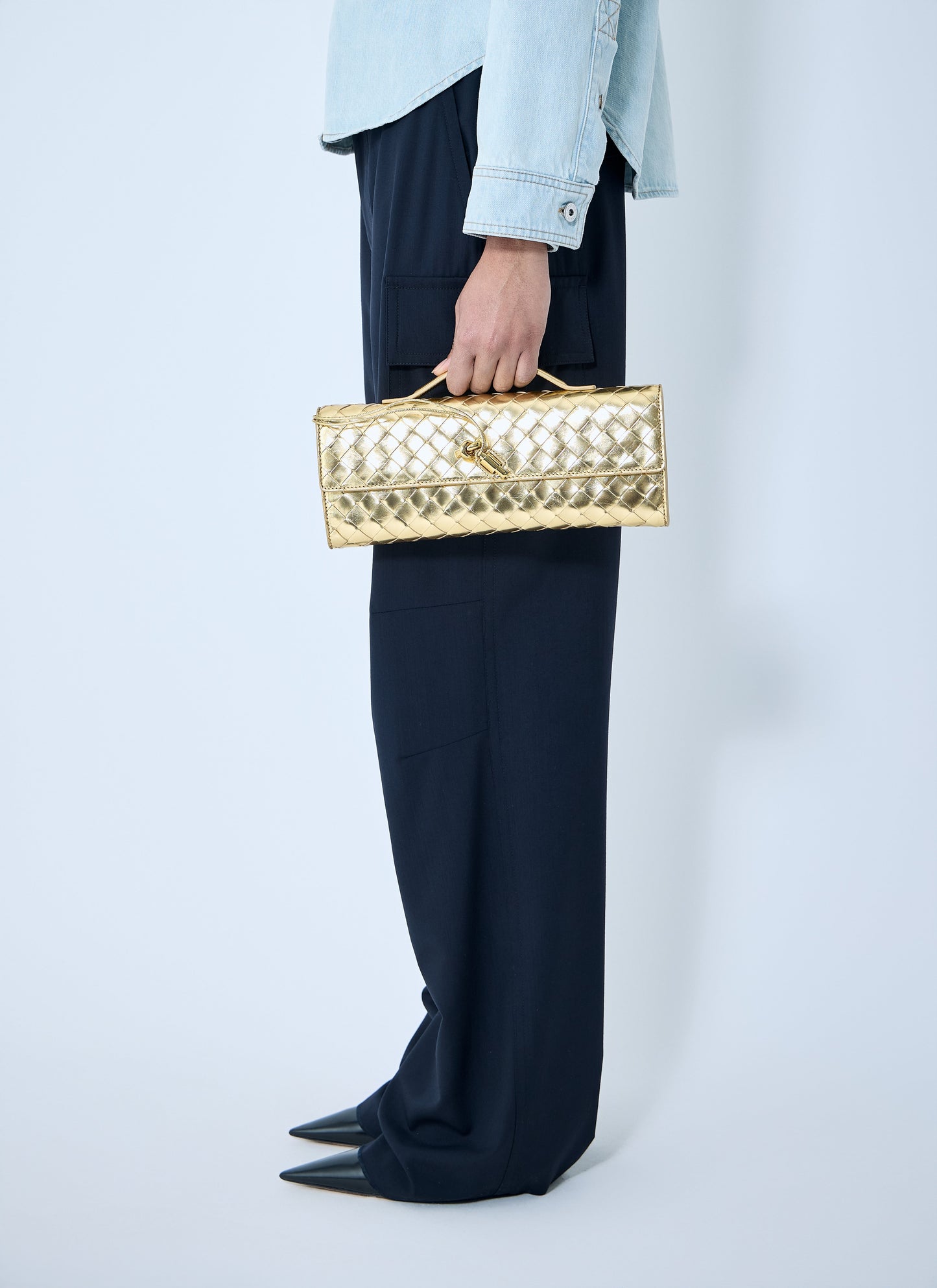 Bottega Veneta Women Long Andiamo Clutch BOTTEGA VENETA