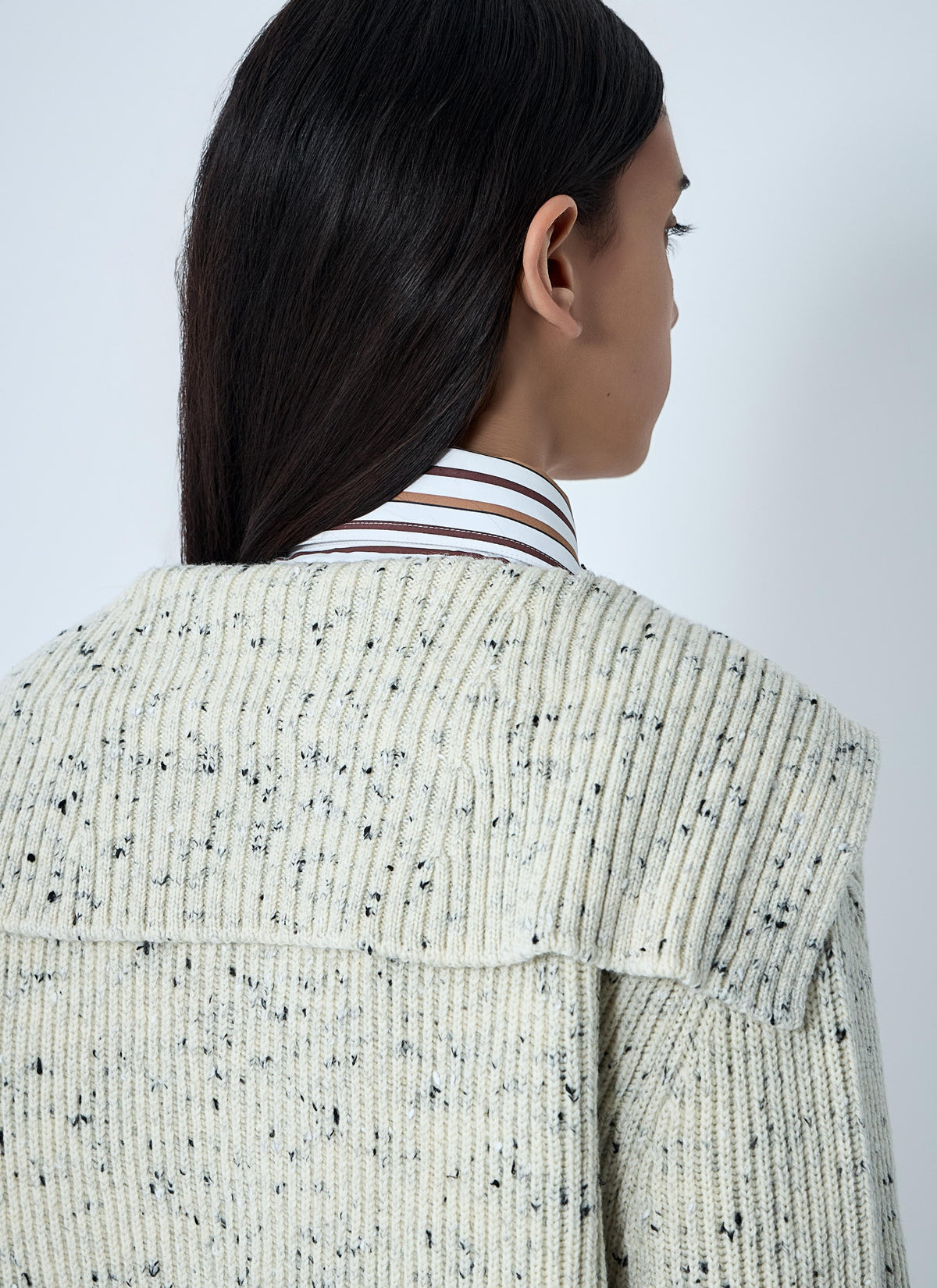 Bottega Veneta Women Wool English Rib Cardigan BOTTEGA VENETA