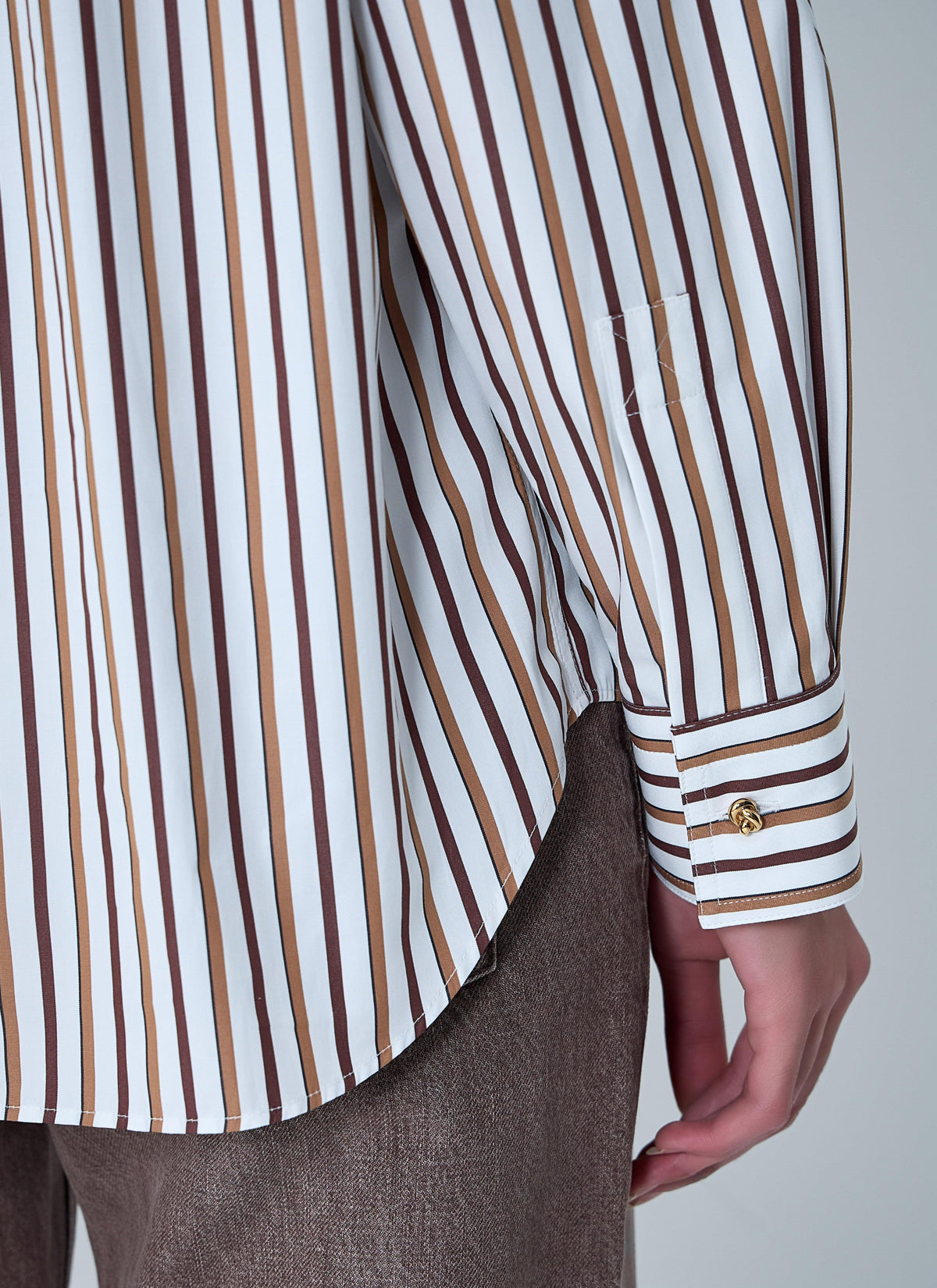 Bottega Veneta Women Stripe Button-Down Shirt BOTTEGA VENETA