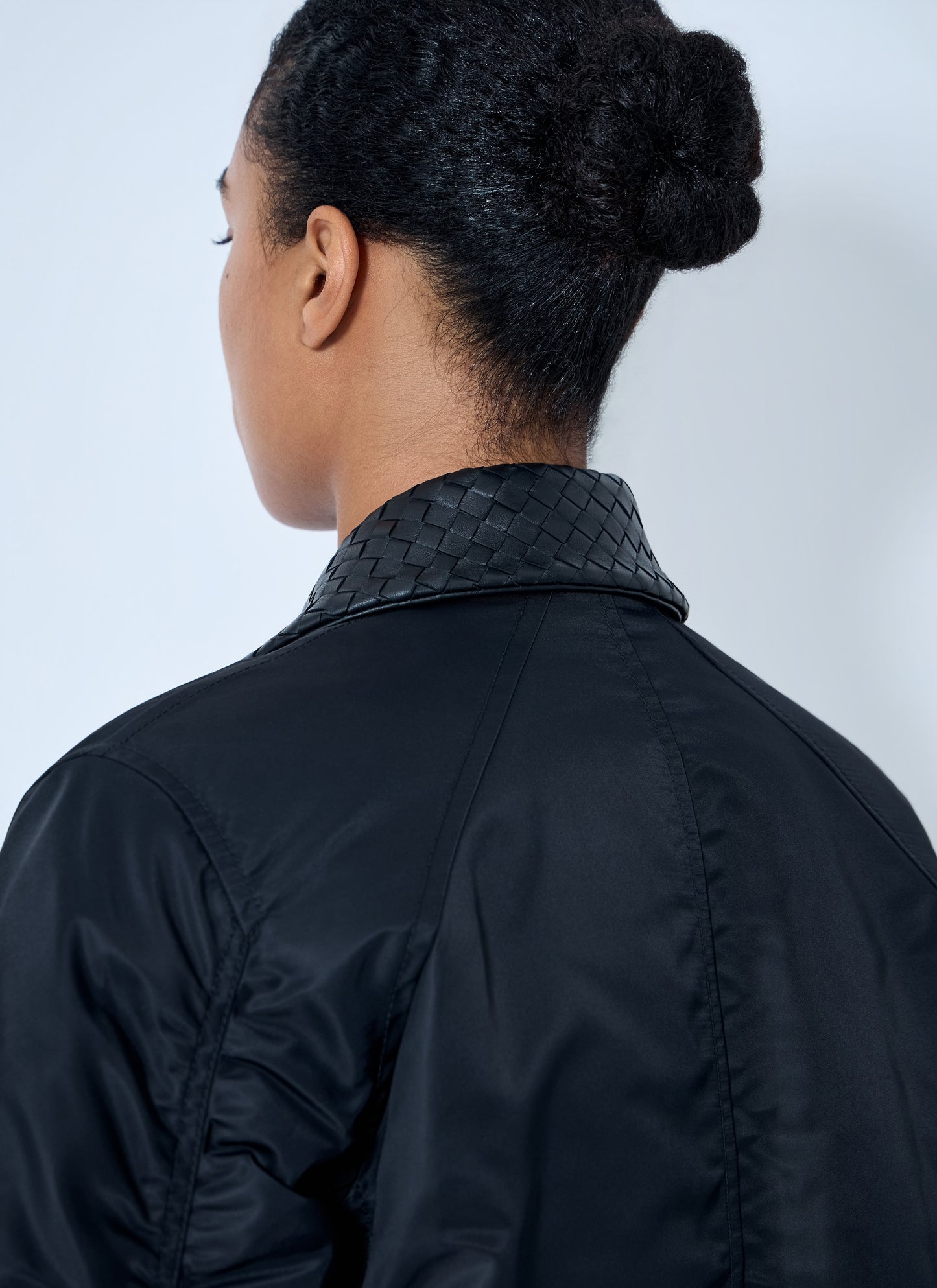 Bottega Veneta Women Quilted Collar Bomber Jacket BOTTEGA VENETA