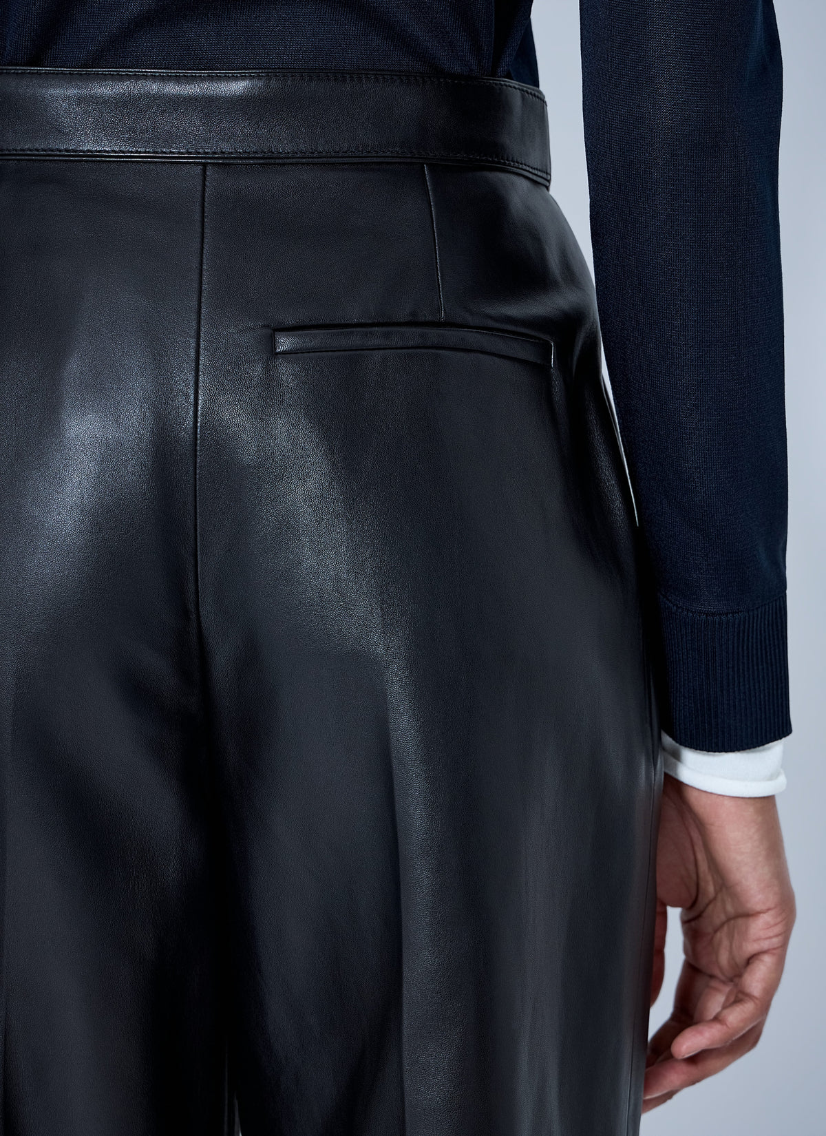Bottega Veneta Women Soft Semi Shiny Nappa Trousers BOTTEGA VENETA