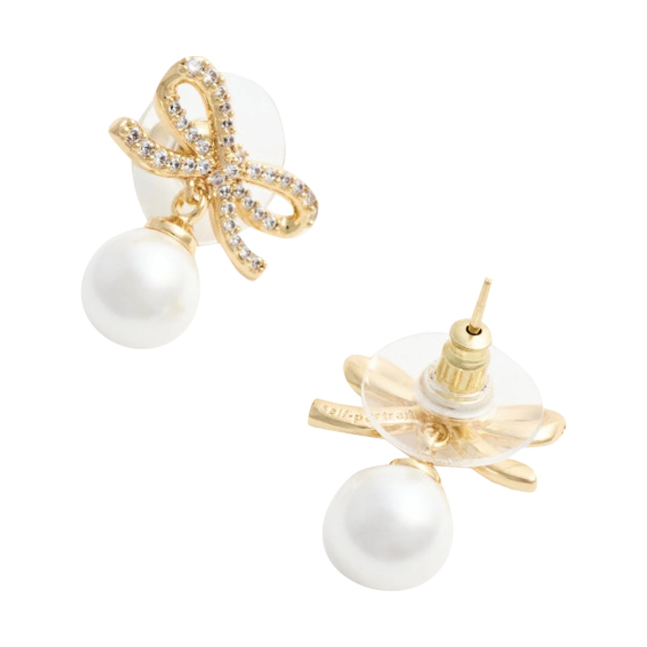 Self Portrait Women Bow Pearl Earrings SELF-PORTRAIT
