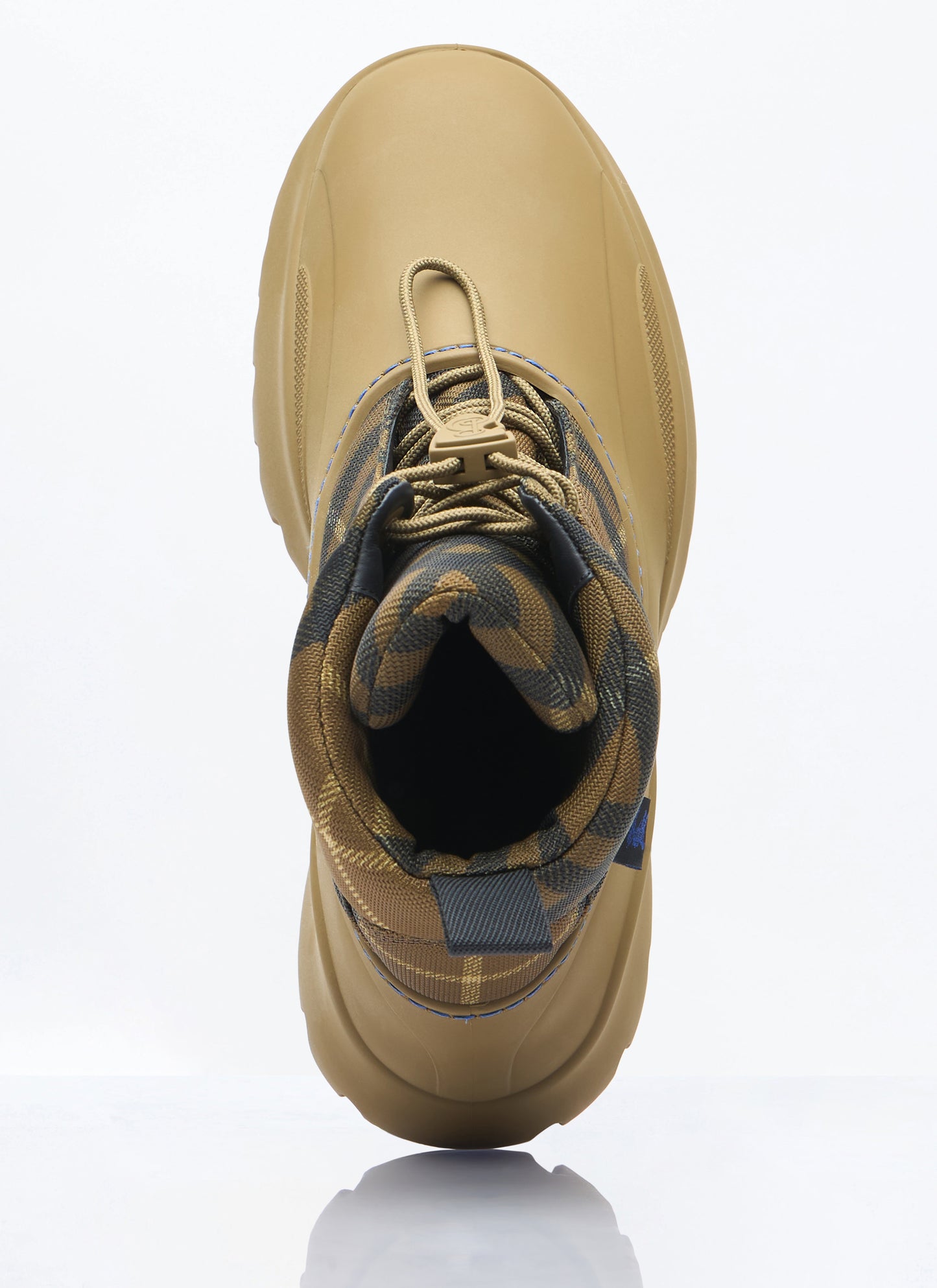 Burberry Men Check Scoot Trek Boots BURBERRY