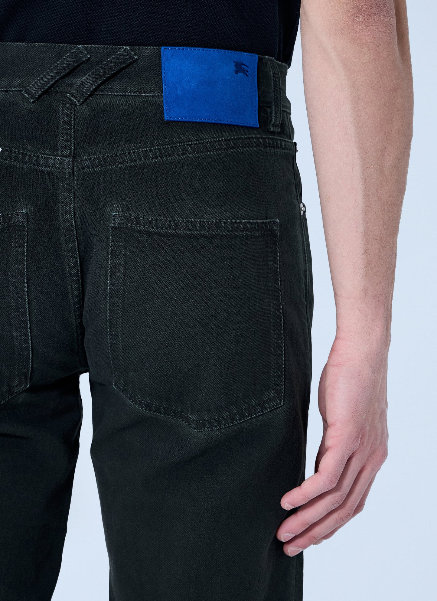 Burberry Men Logo Patch Jeans BURBERRY