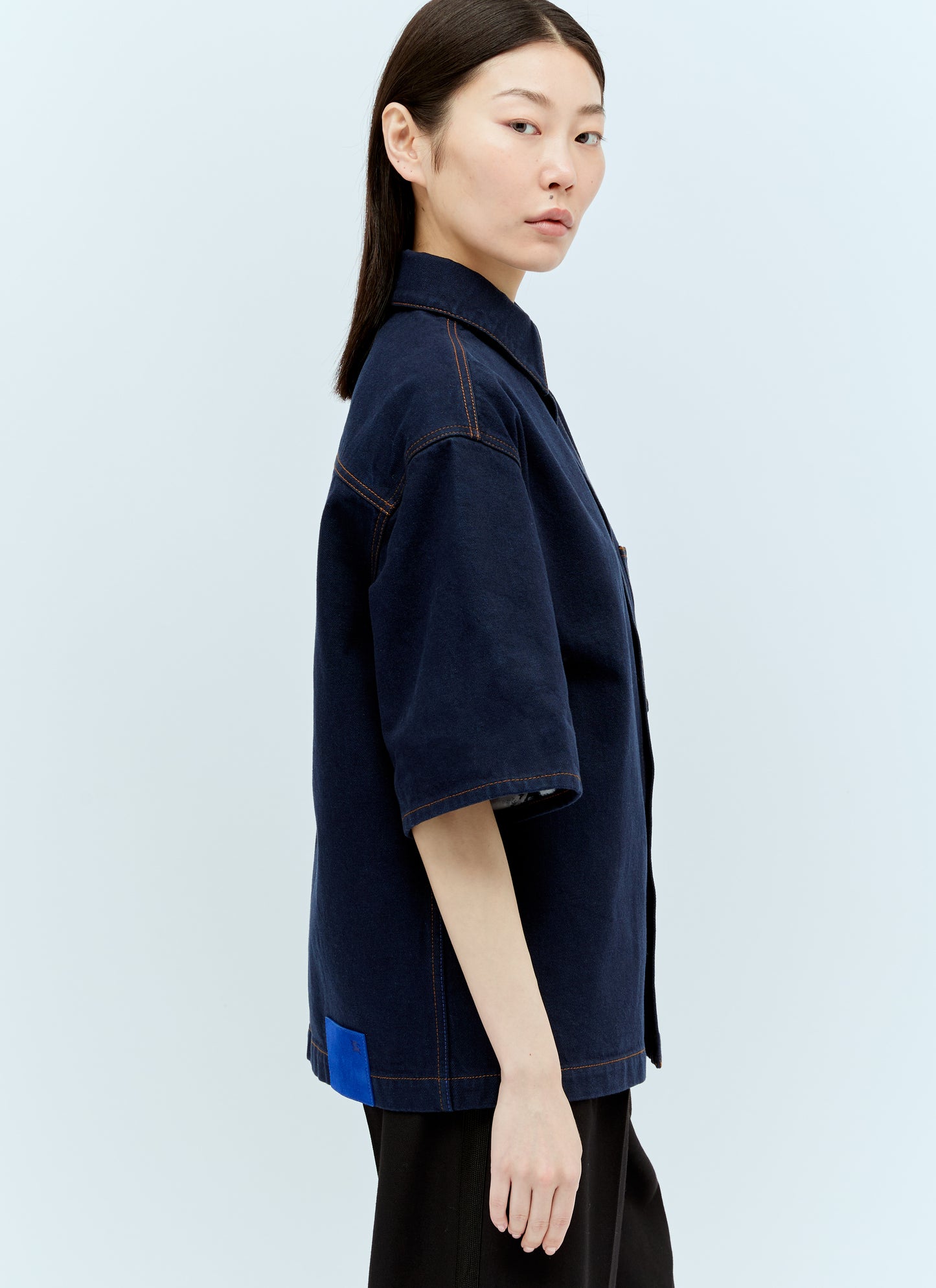 Burberry Women Heavyweight Denim Shirt BURBERRY