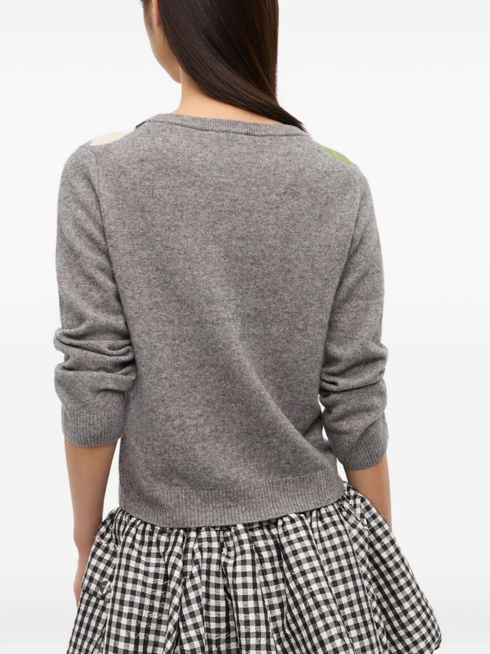 Ganni Women Checked Cardigan GANNI