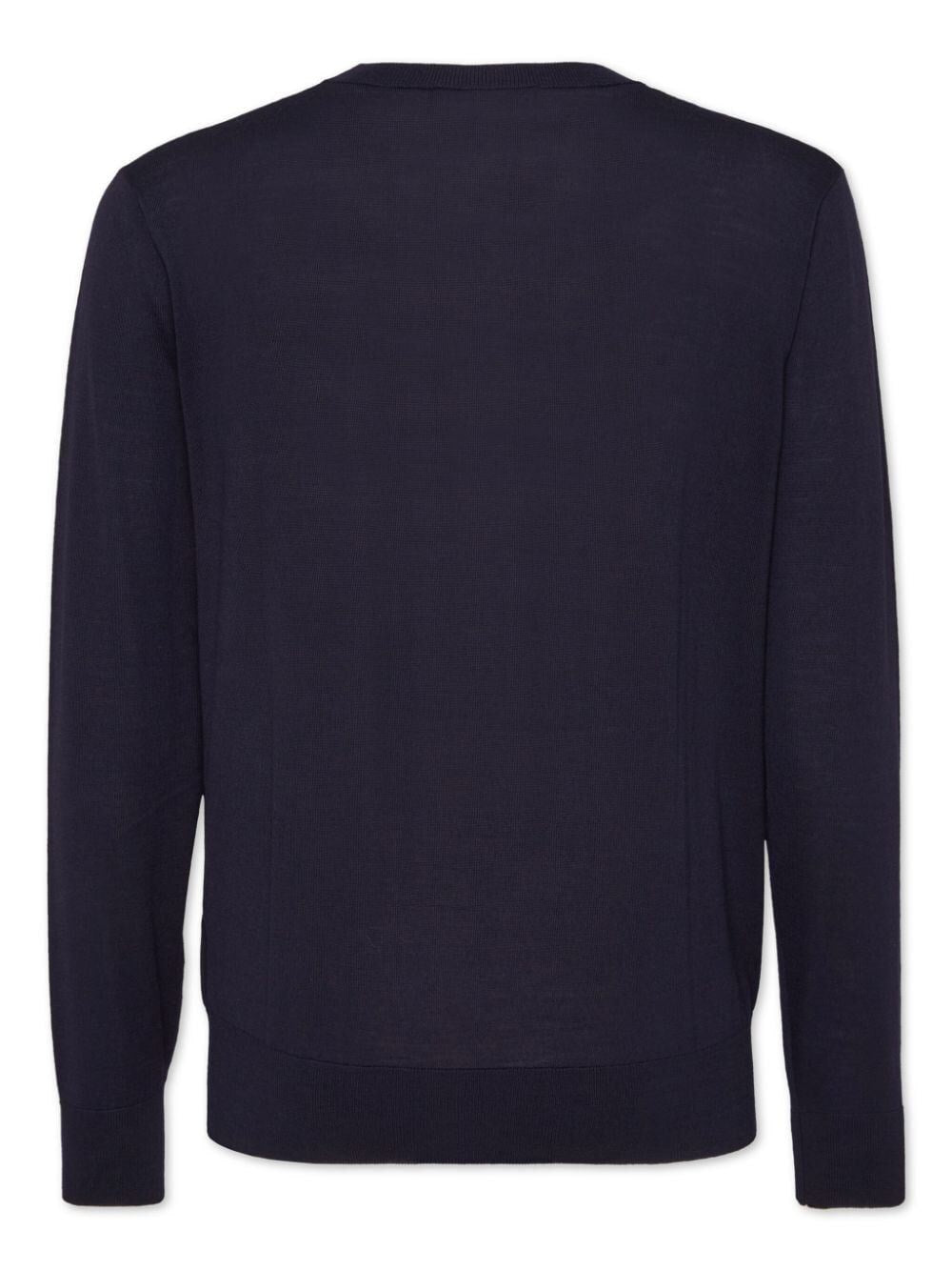 Dsquared2 Men `D2` Wool Crew-Neck Sweater DSQUARED2