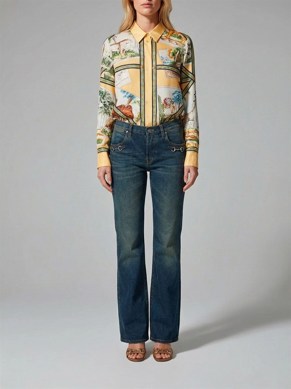 Gucci Women `Viaggiatore Immaginario` Shirt GUCCI