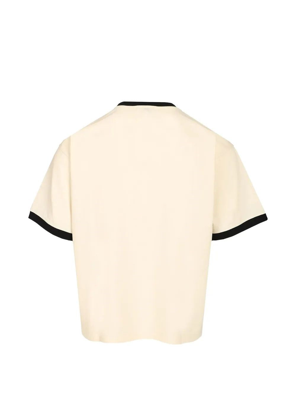 Versace Men Cotton Jersey T-Shirt With Print VERSACE