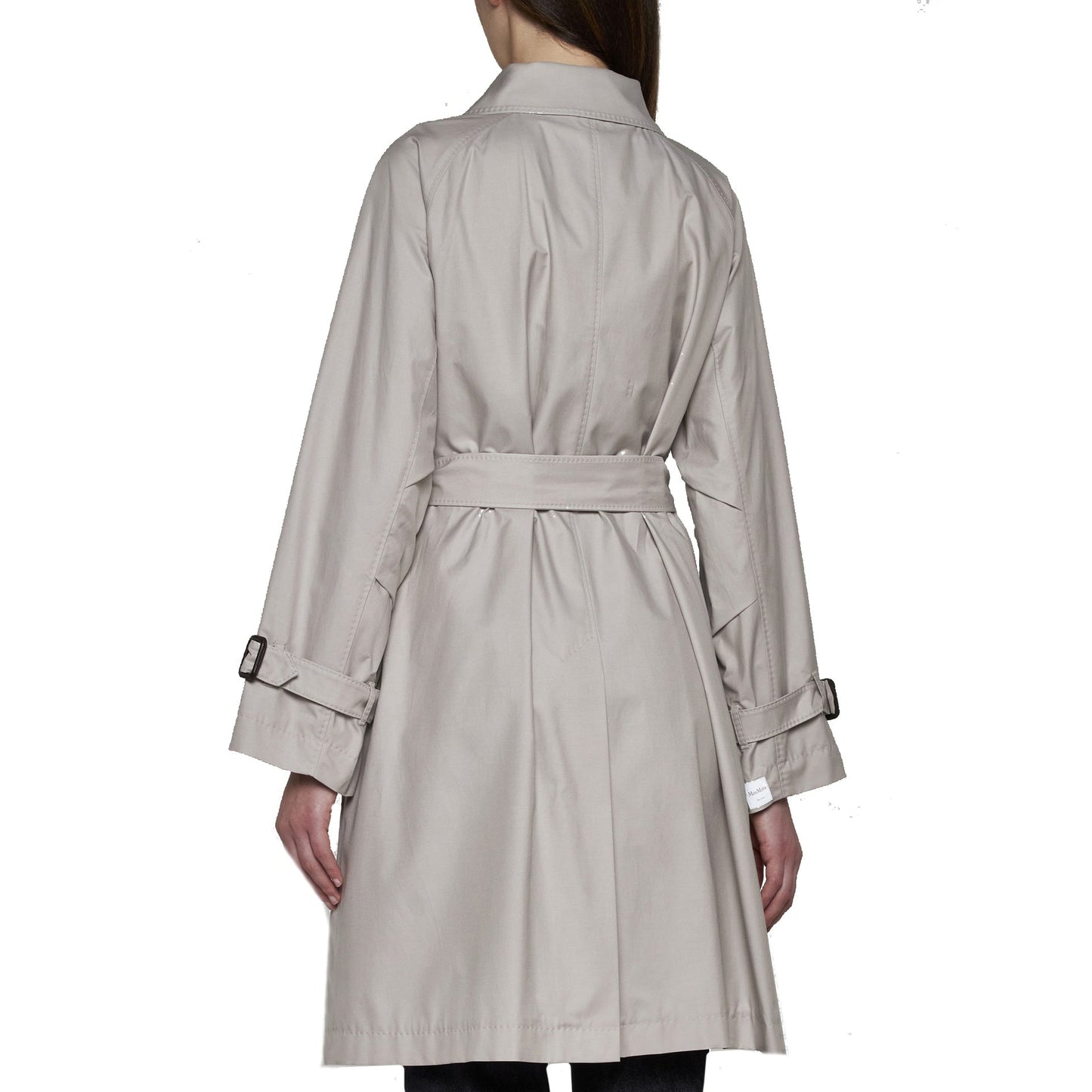 Max Mara The Cube Blend Cotton Trench Coat Women MAX MARA THE CUBE