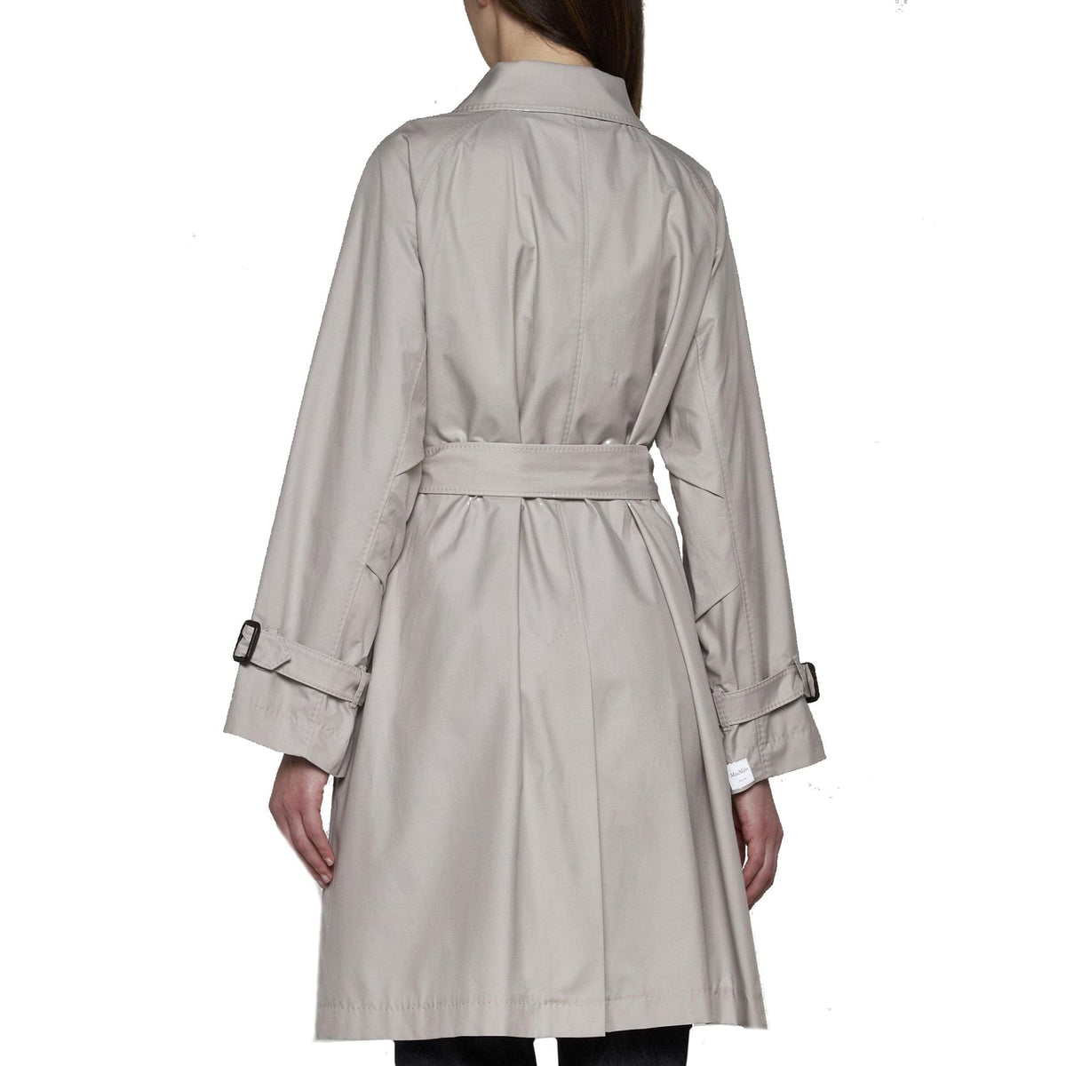 Max Mara The Cube Blend Cotton Trench Coat Women MAX MARA THE CUBE