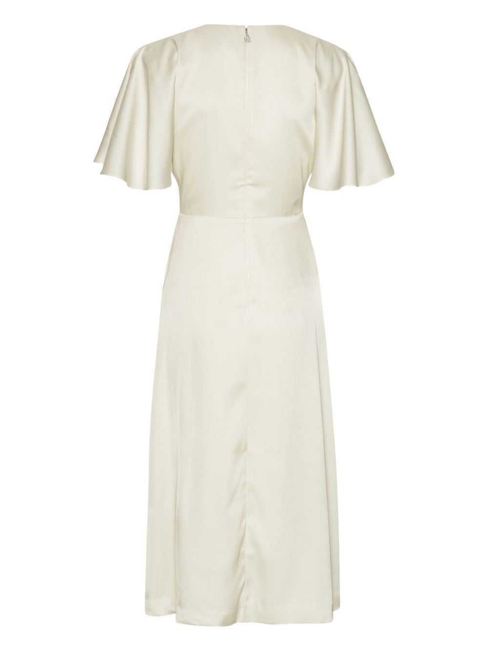 Rotate Women Shiny Satin Midi Dress ROTATE