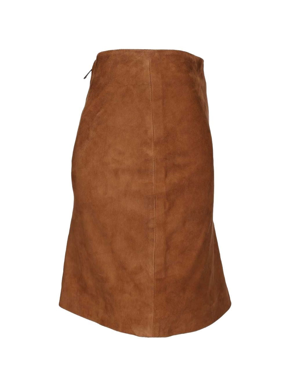 Rotate Women Suede Mini Skirt ROTATE