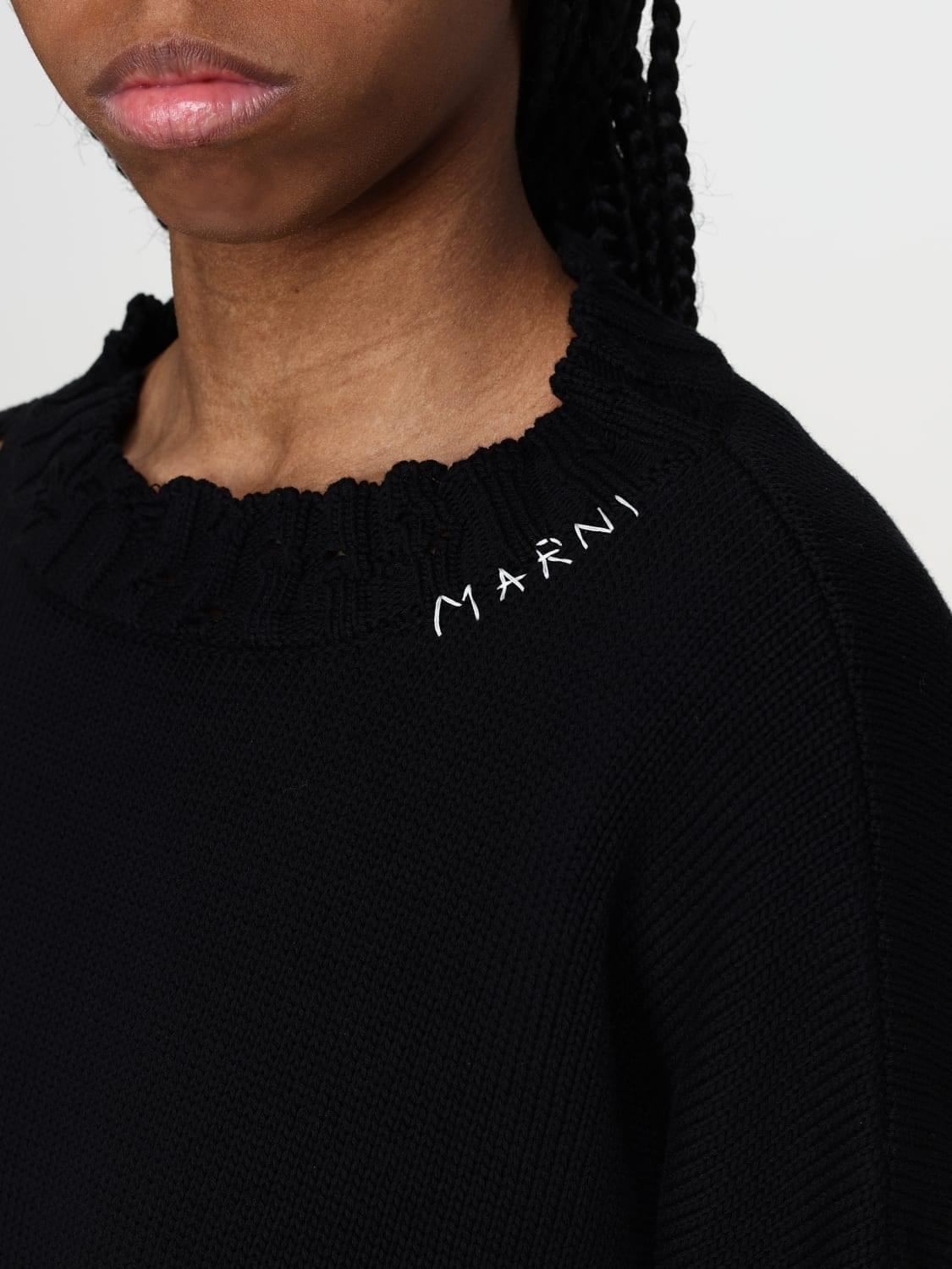 Marni dishevelled cotton sweater MARNI
