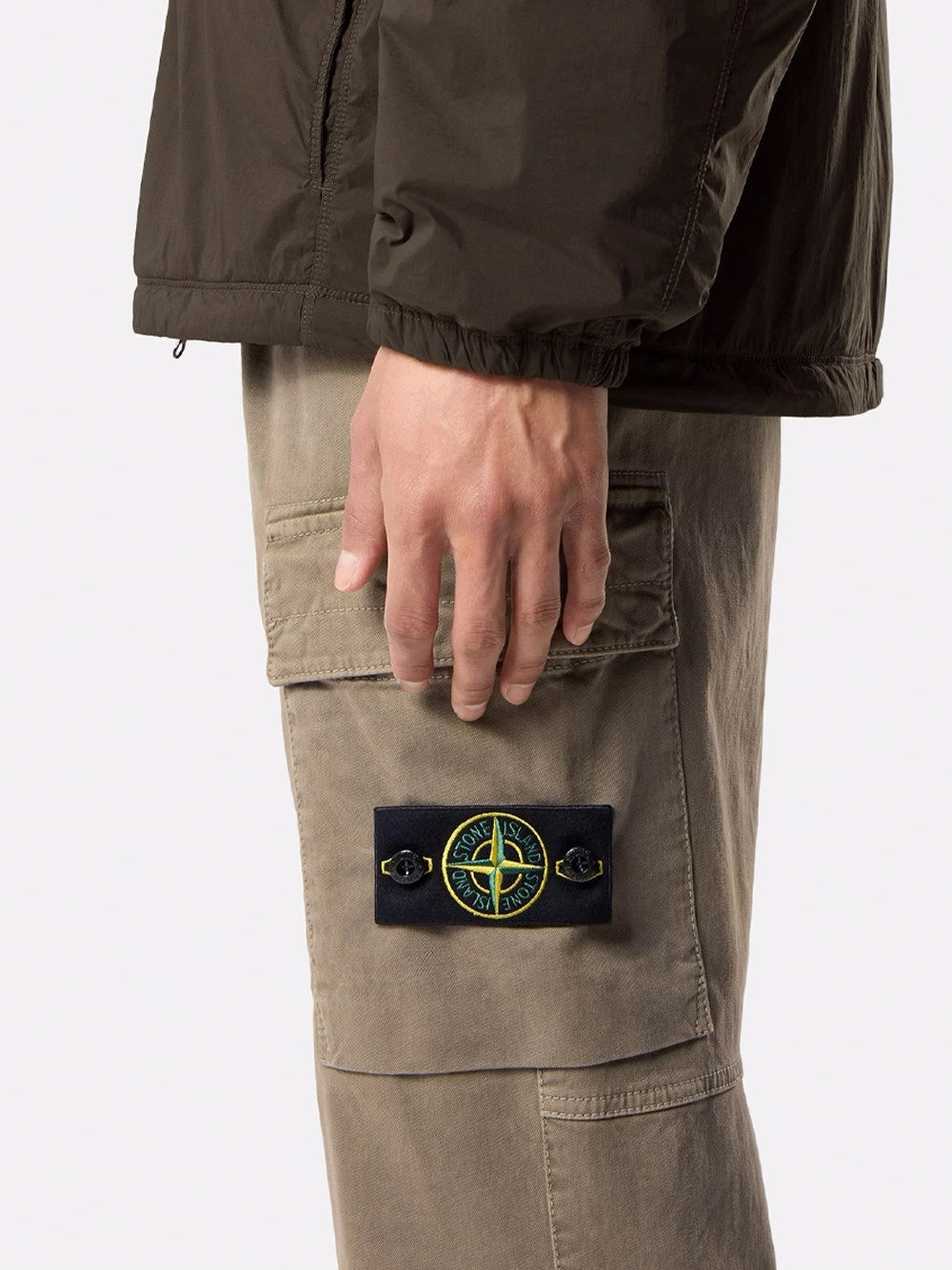 Stone Island Men Garment Dyed `Old` Pants STONE ISLAND