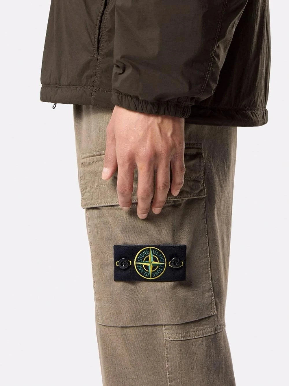 Stone Island Men Garment Dyed `Old` Pants STONE ISLAND