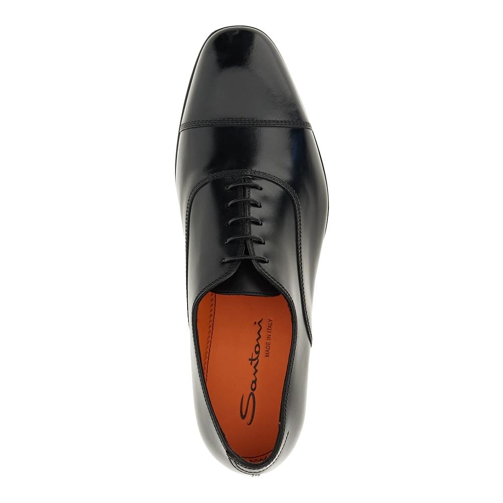 Santoni Men 'Archie' Spazzolato Leather Laced Shoes SANTONI