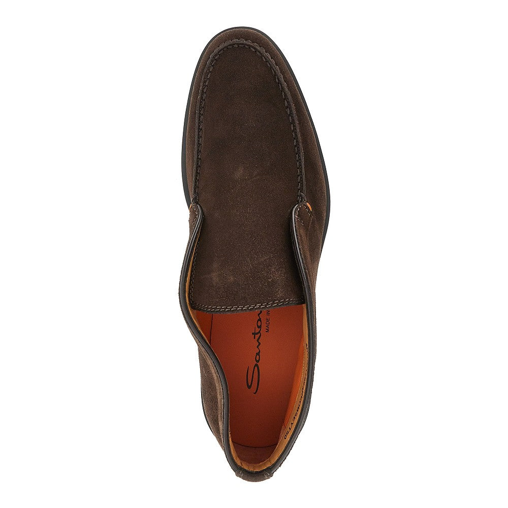 Santoni Men Suede Leather Desert Boots SANTONI