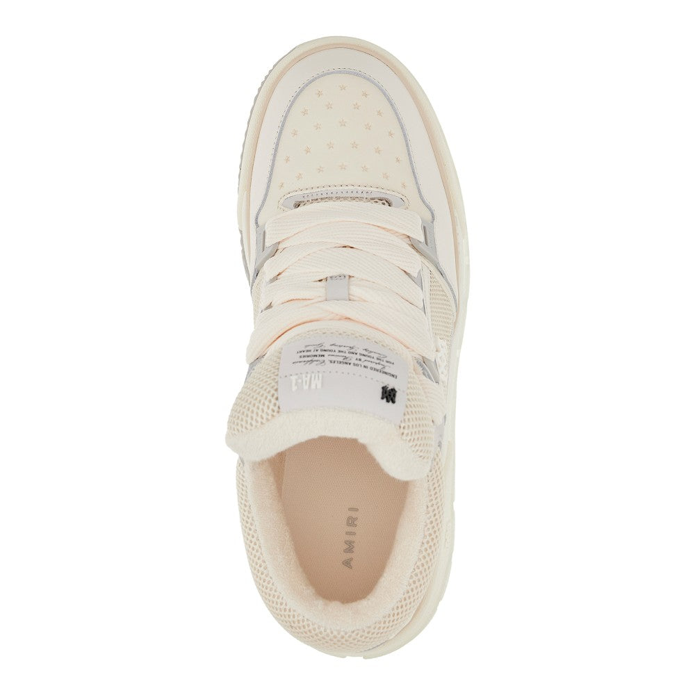 Amiri Men Leather And Mesh Ma-1 Sneakers AMIRI