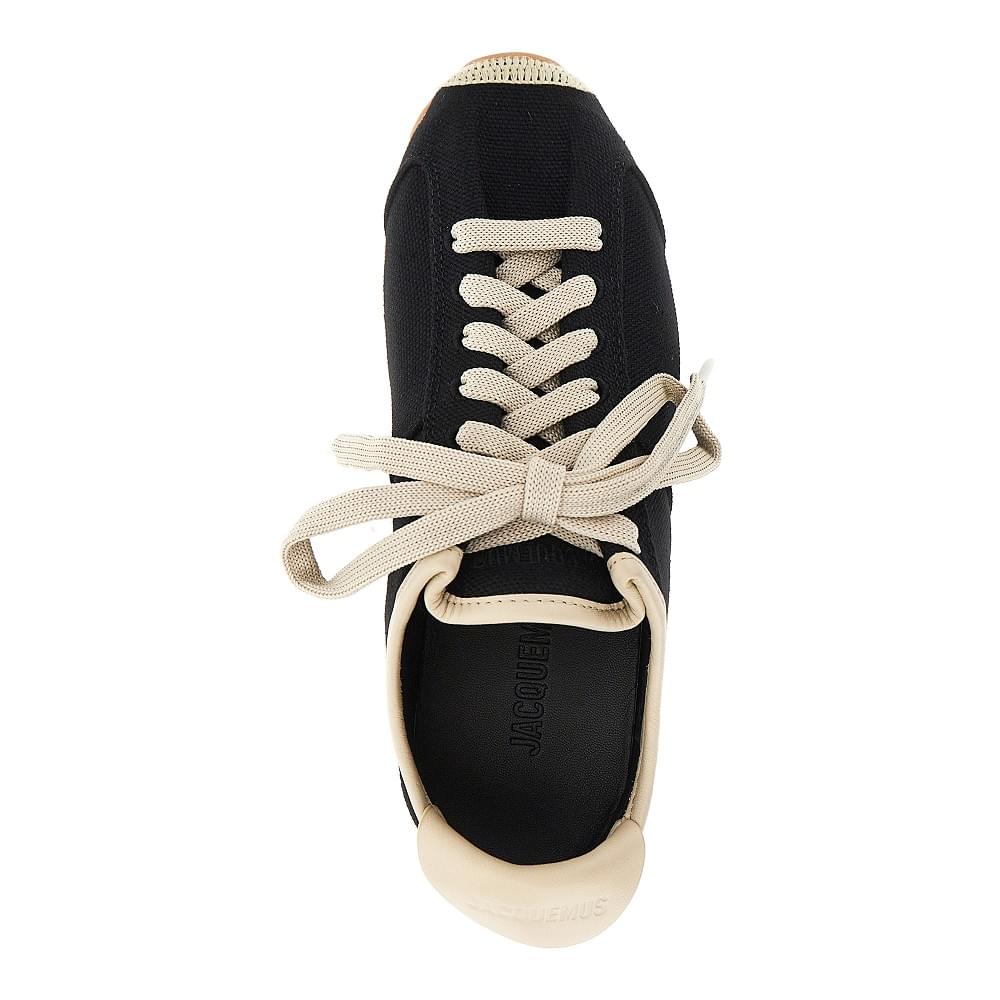 Jacquemus Women 'Les Tennis' Leather And Canvas Sneakers JACQUEMUS