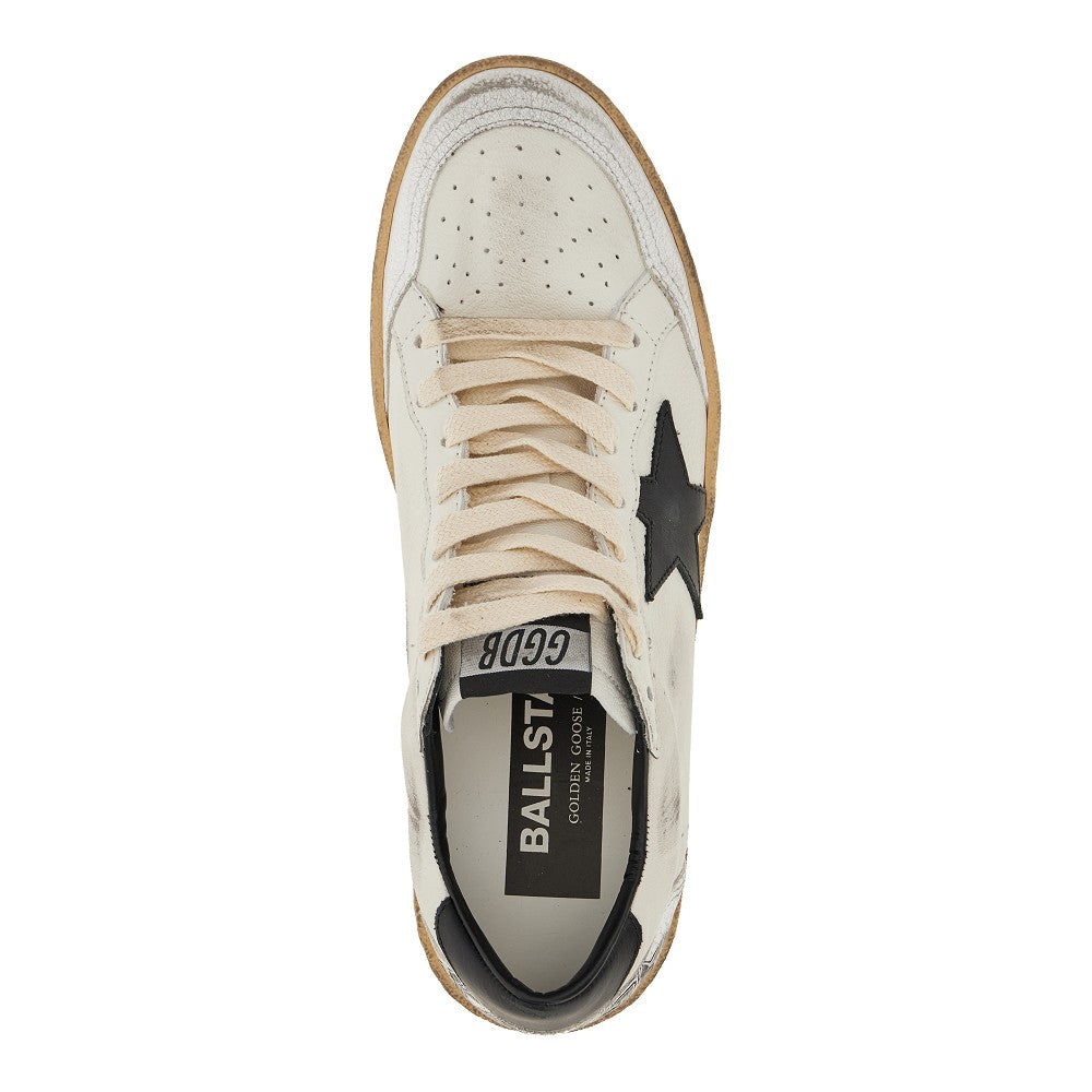 Golden Goose Men 'Ballstar' Leather Sneakers GOLDEN GOOSE