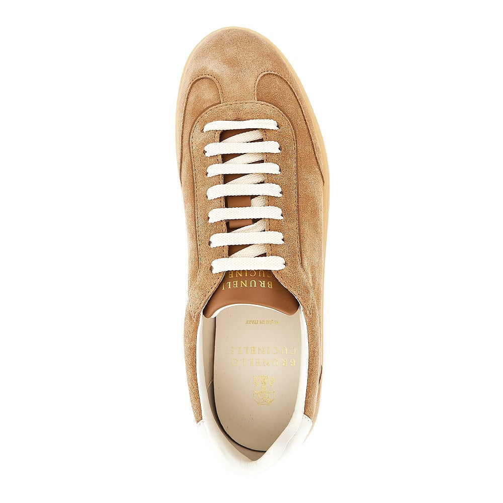 Brunello Cucinelli Men Suede Leather Sneakers BRUNELLO CUCINELLI
