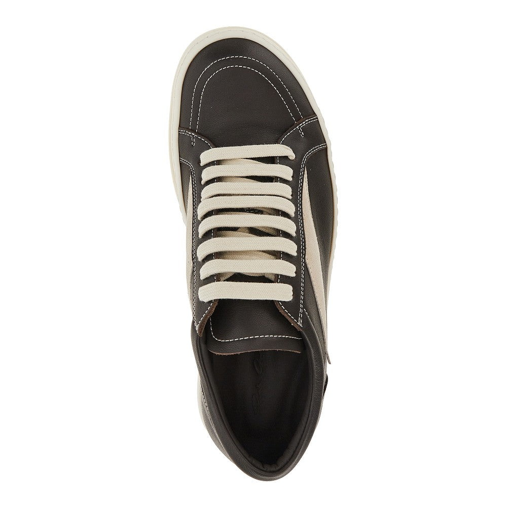 Rick Owens Men Leather Vintage Sneakers RICK OWENS