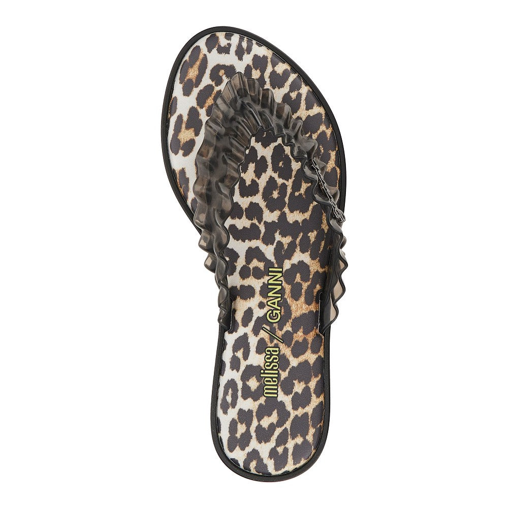 Ganni Women Ganni X Melissa Rubber Thong Slides GANNI