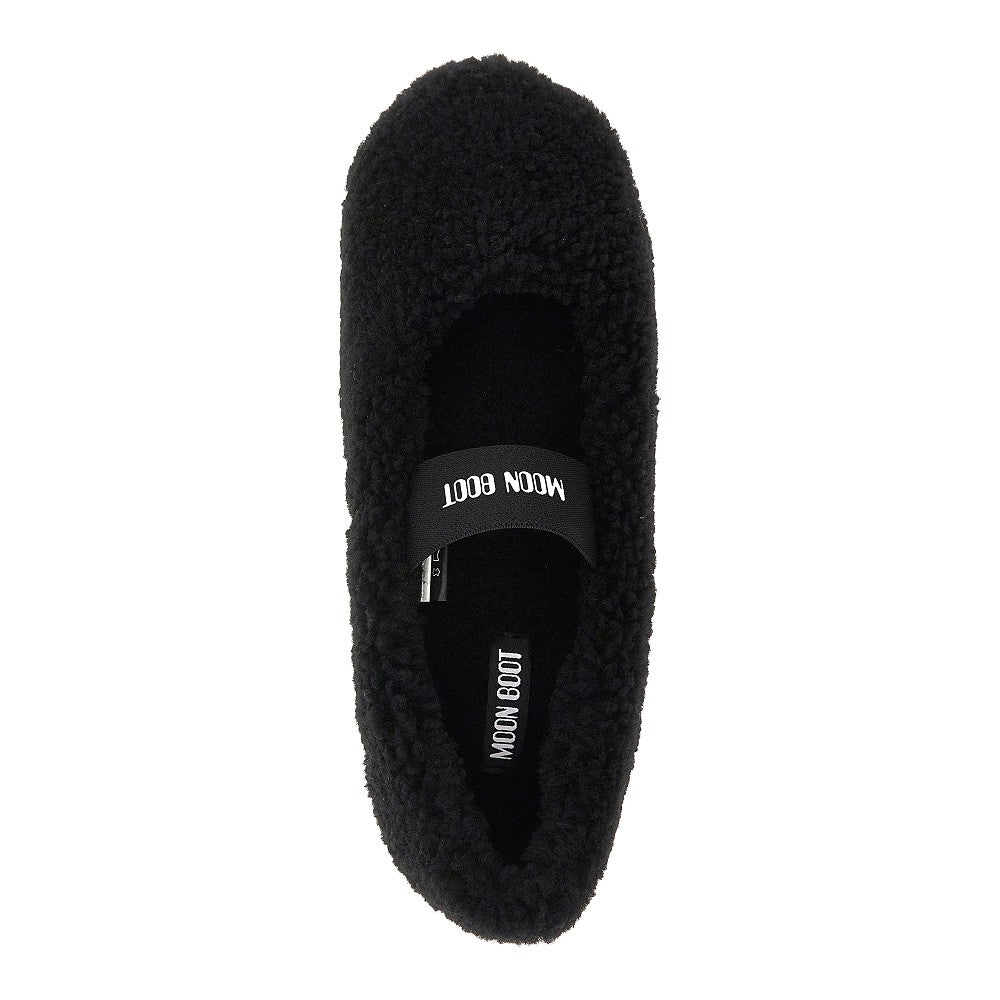 Moon Boot Women Shearling Ballet Flats MOON BOOT