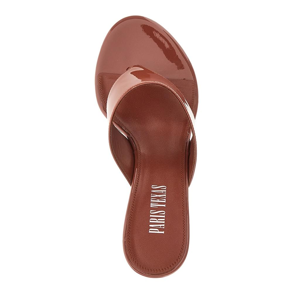 Paris Texas Women 'Lidia' Patent-Leather Thong Mules PARIS TEXAS