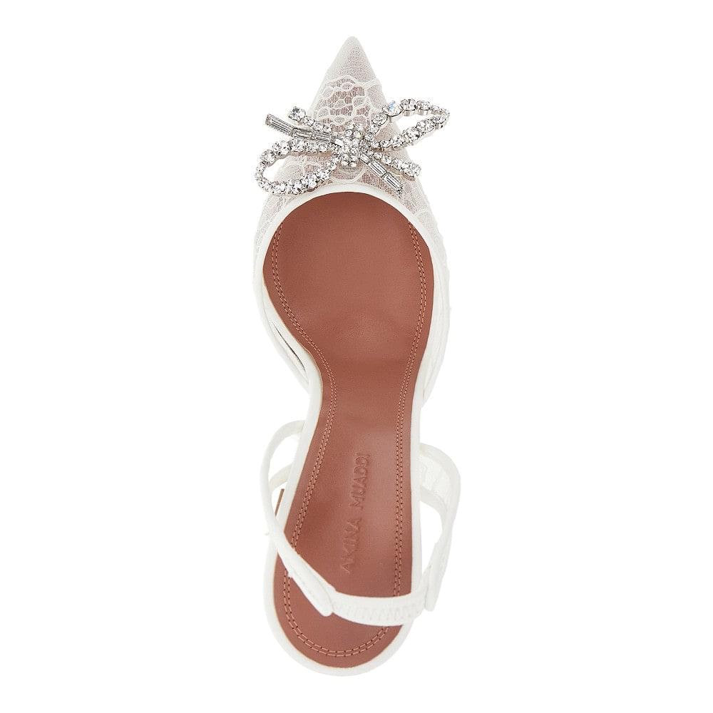 Amina Muaddi Women 'Rosie Sling' Lace Slingback Pumps AMINA MUADDI